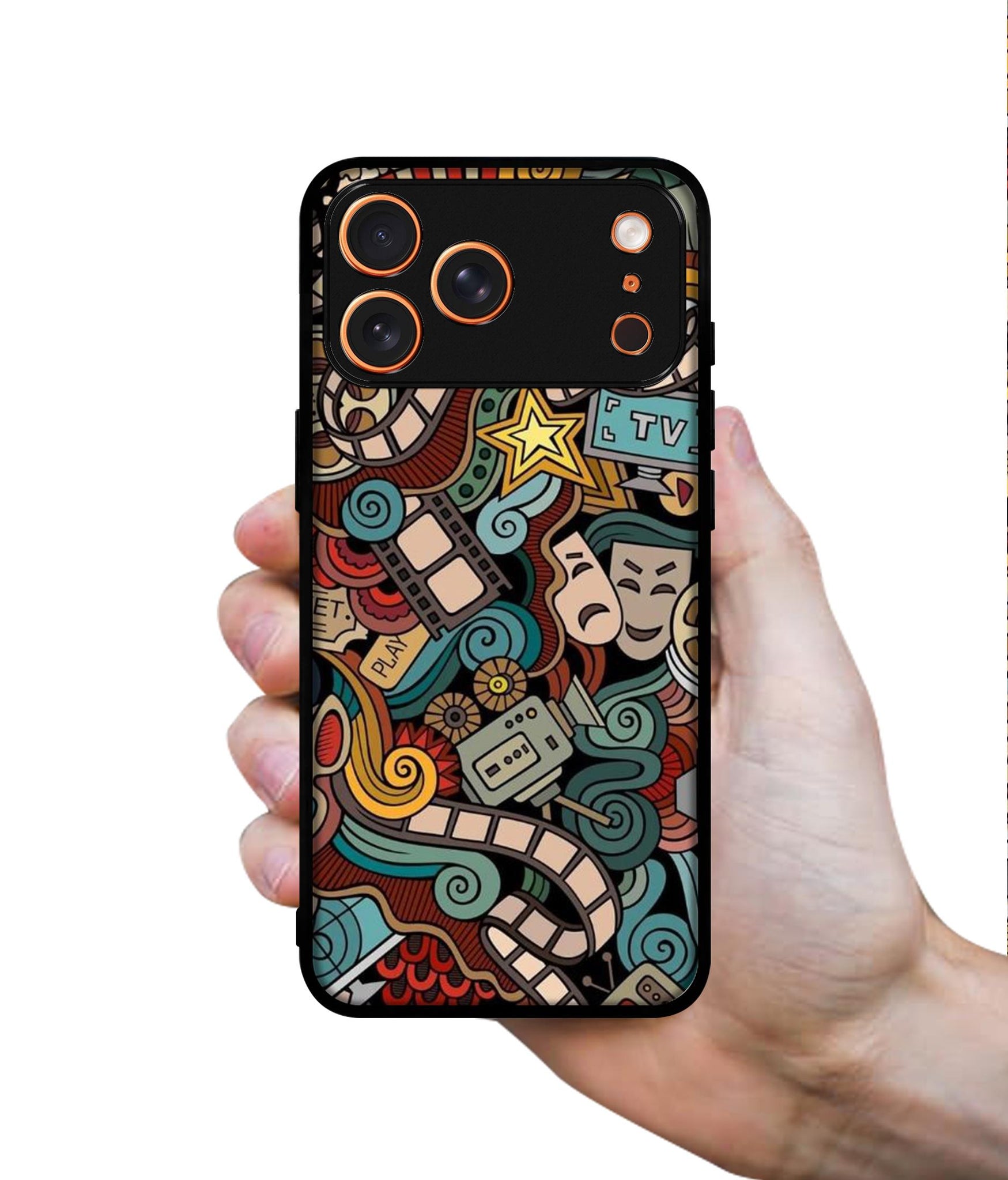 Movies Designer 2D Printed Back Case Cover for Apple iPhone 17 Pro