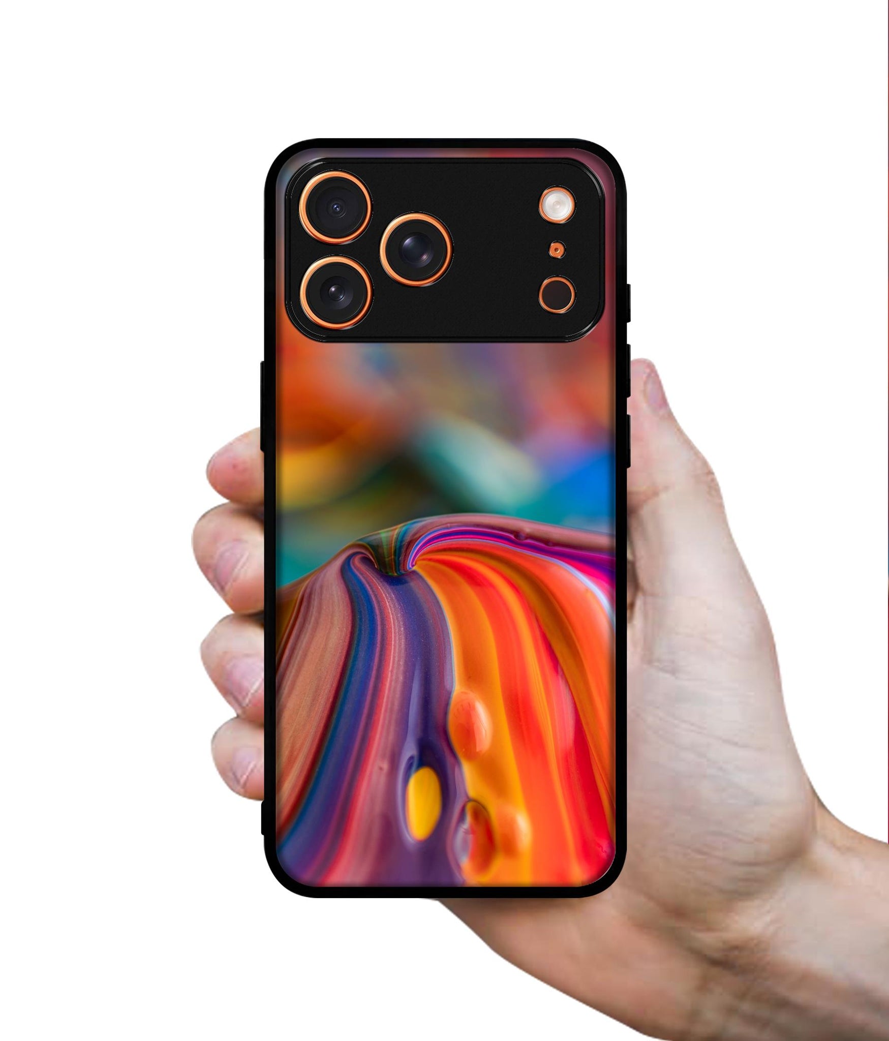 Rainbow Colors Designer 2D Printed Back Case Cover for Apple iPhone 17 Pro