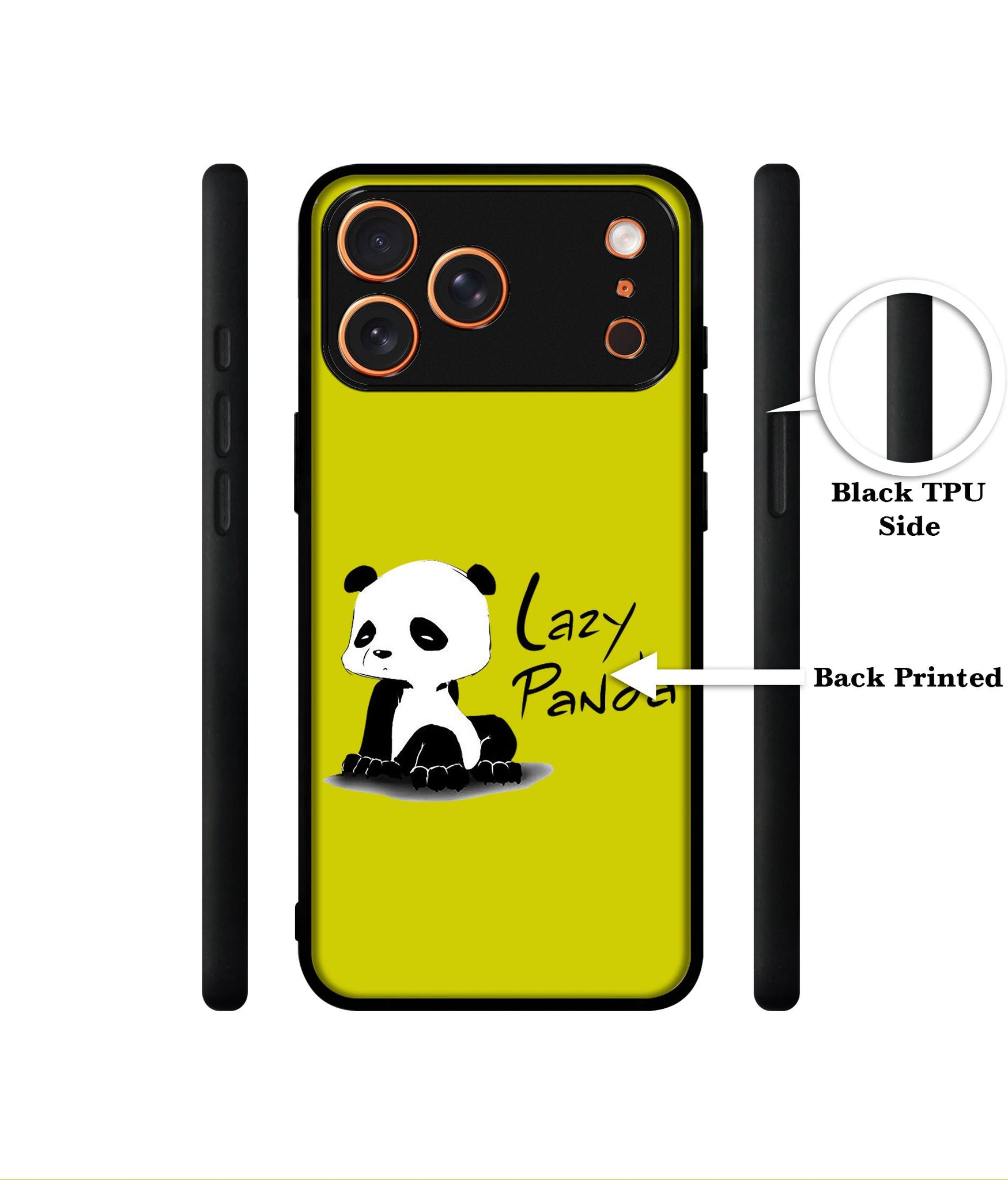 Lazy Panda Designer 2D Printed Back Case Cover for Apple iPhone 17 Pro