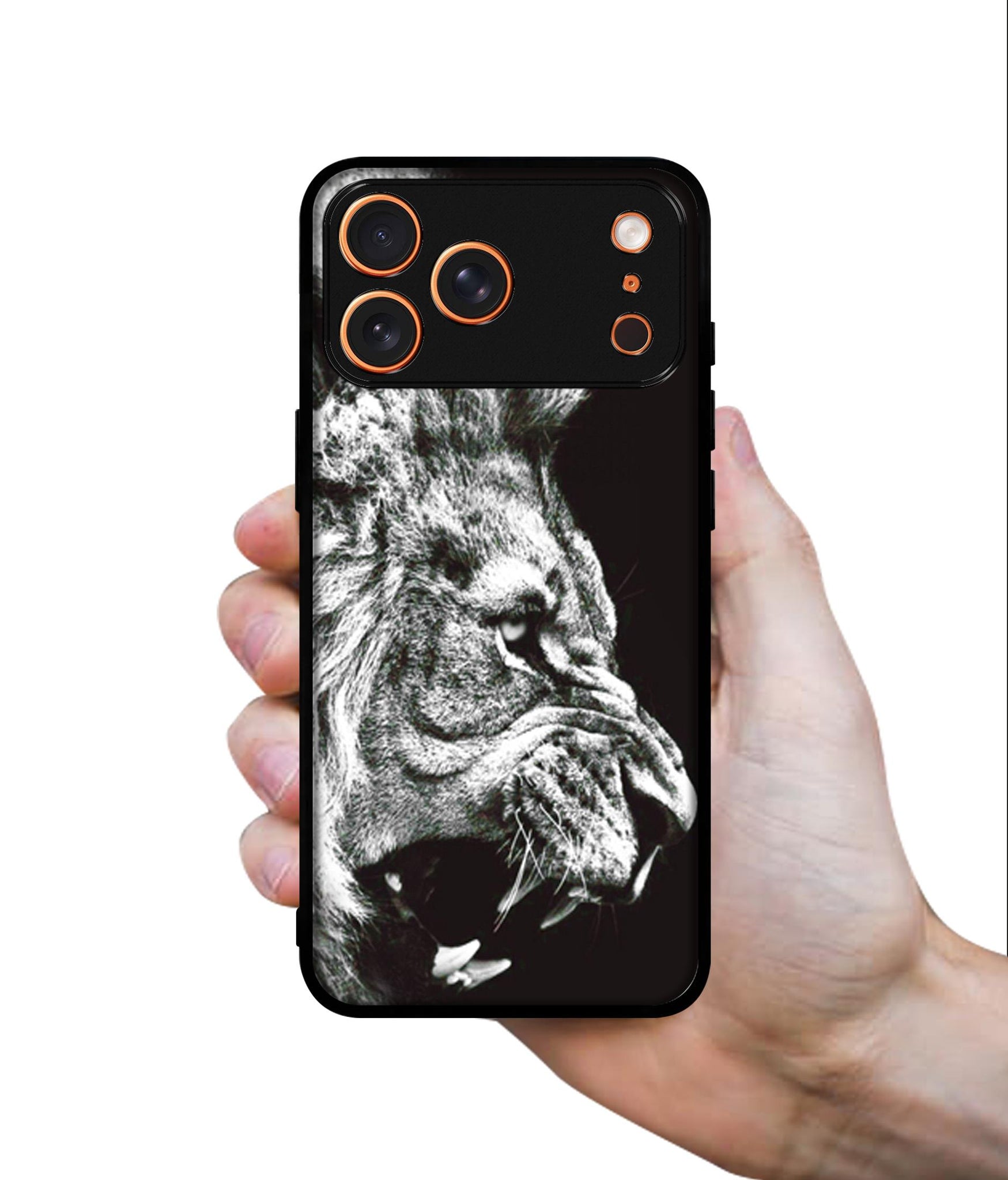 Angry Lion Designer 2D Printed Back Case Cover for Apple iPhone 17 Pro Max