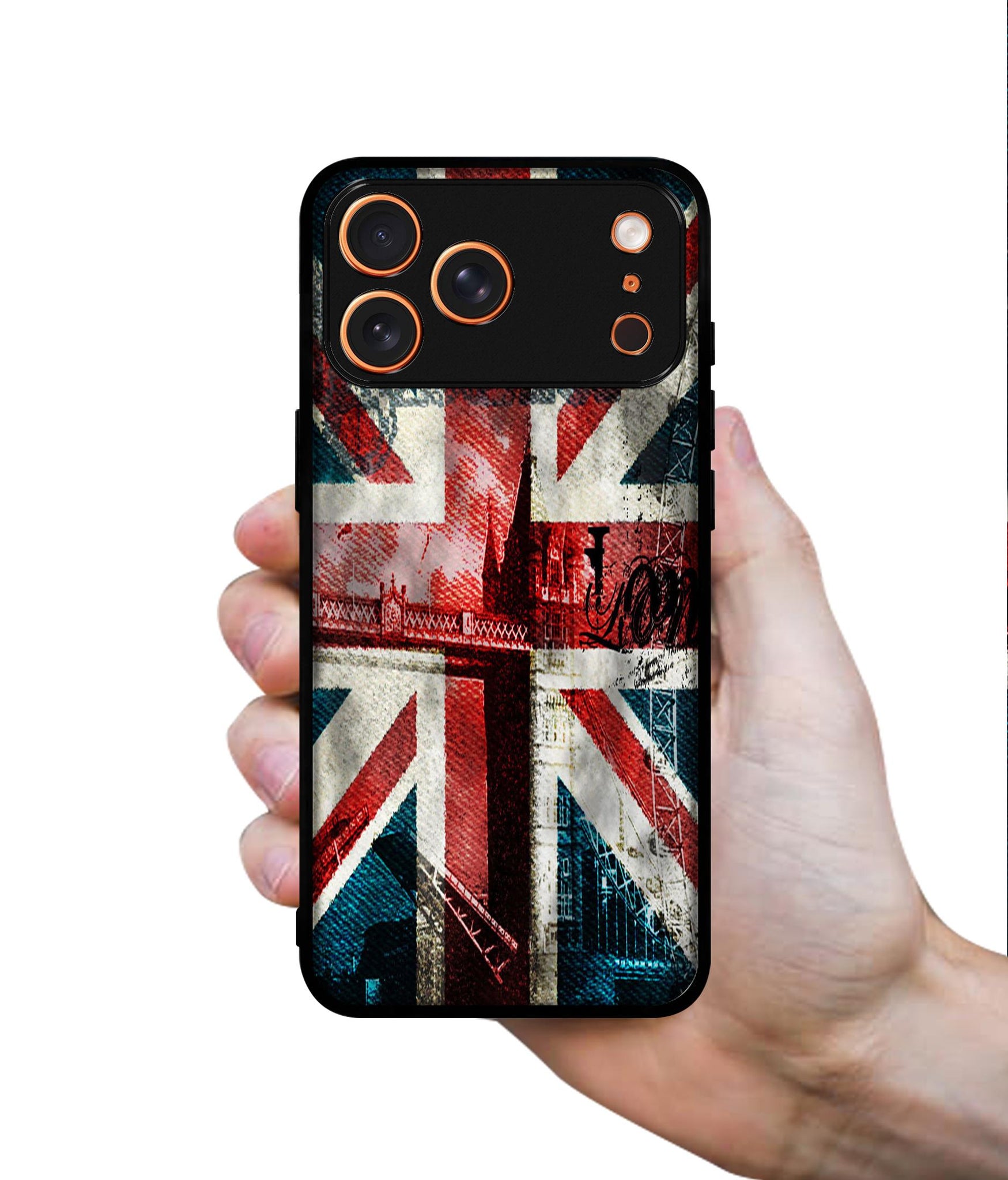 London Flag wallpaper Designer 2D Printed Back Case Cover for Apple iPhone 17 Pro Max