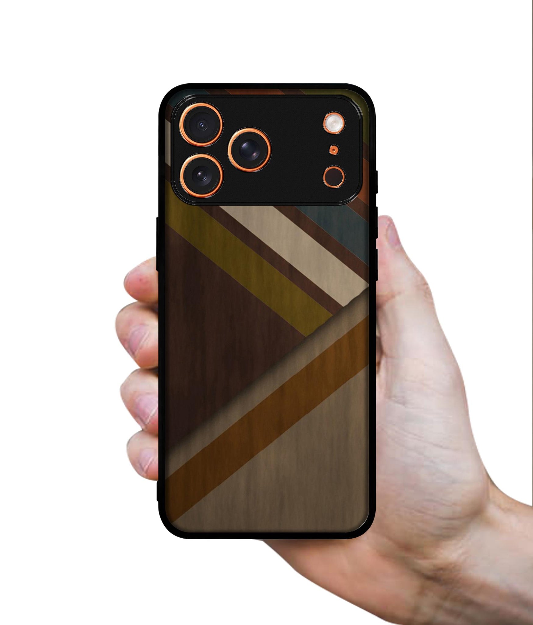 Colorful Wooden Pattern Designer 2D Printed Back Case Cover for Apple iPhone 17 Pro Max