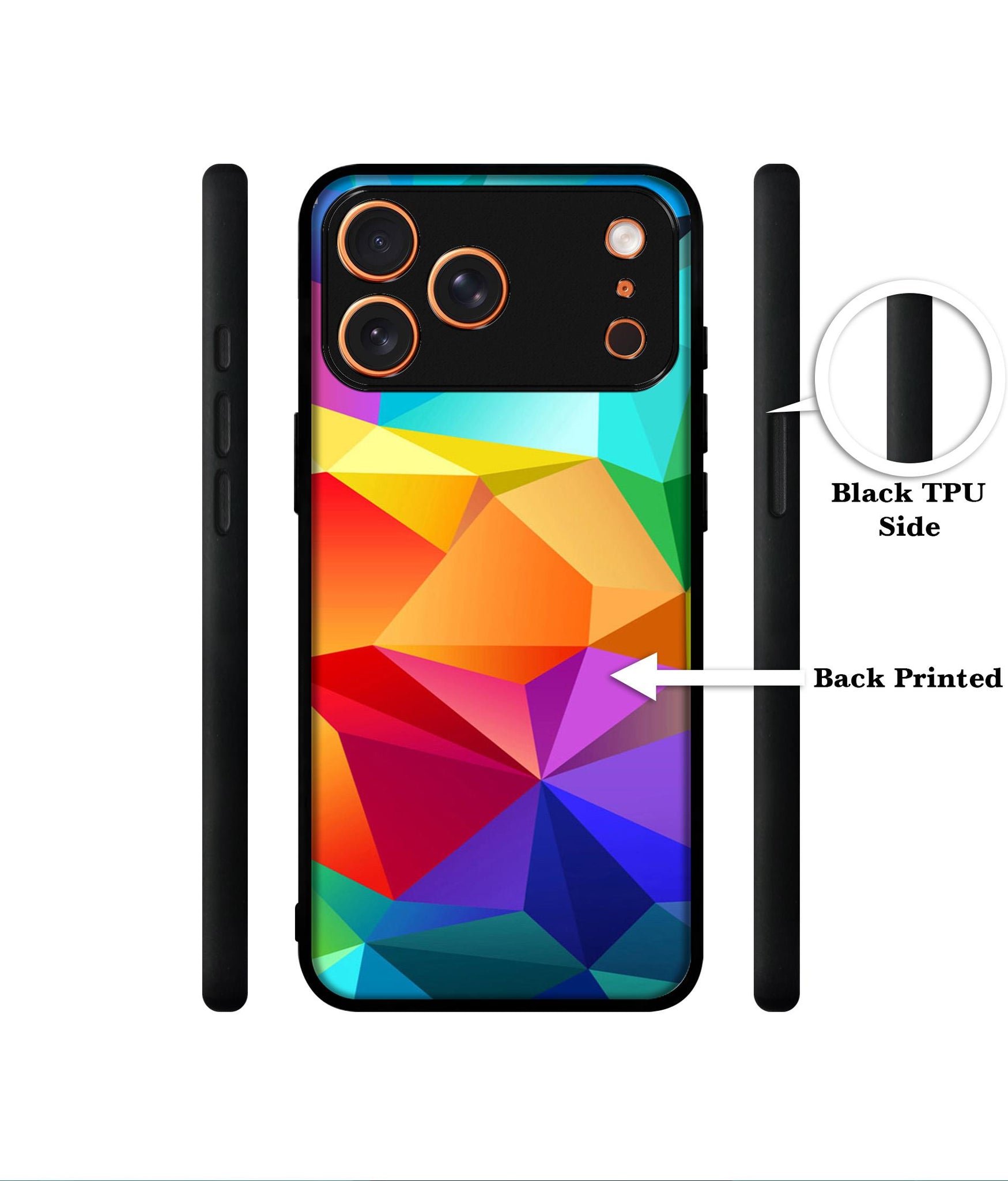 Colorful Pattern Designer 2D Printed Back Case Cover for Apple iPhone 17 Pro Max