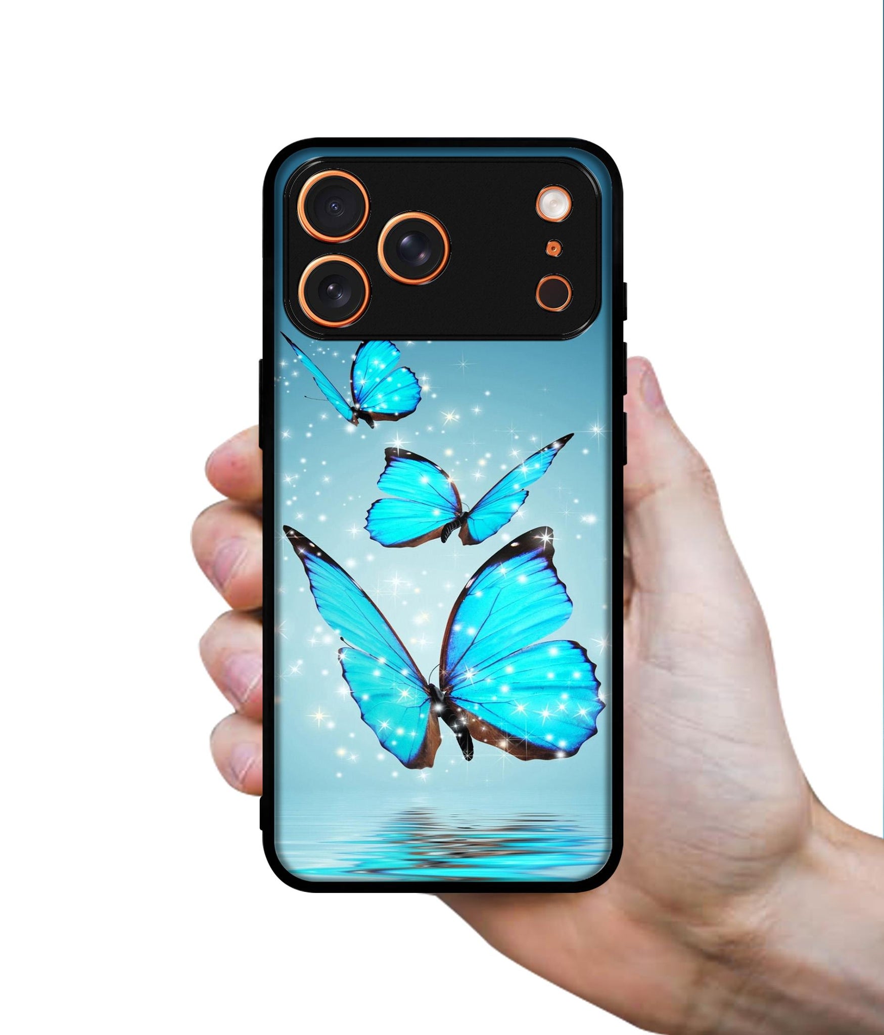 Flying Butterflies Designer 2D Printed Back Case Cover for Apple iPhone 17 Pro Max