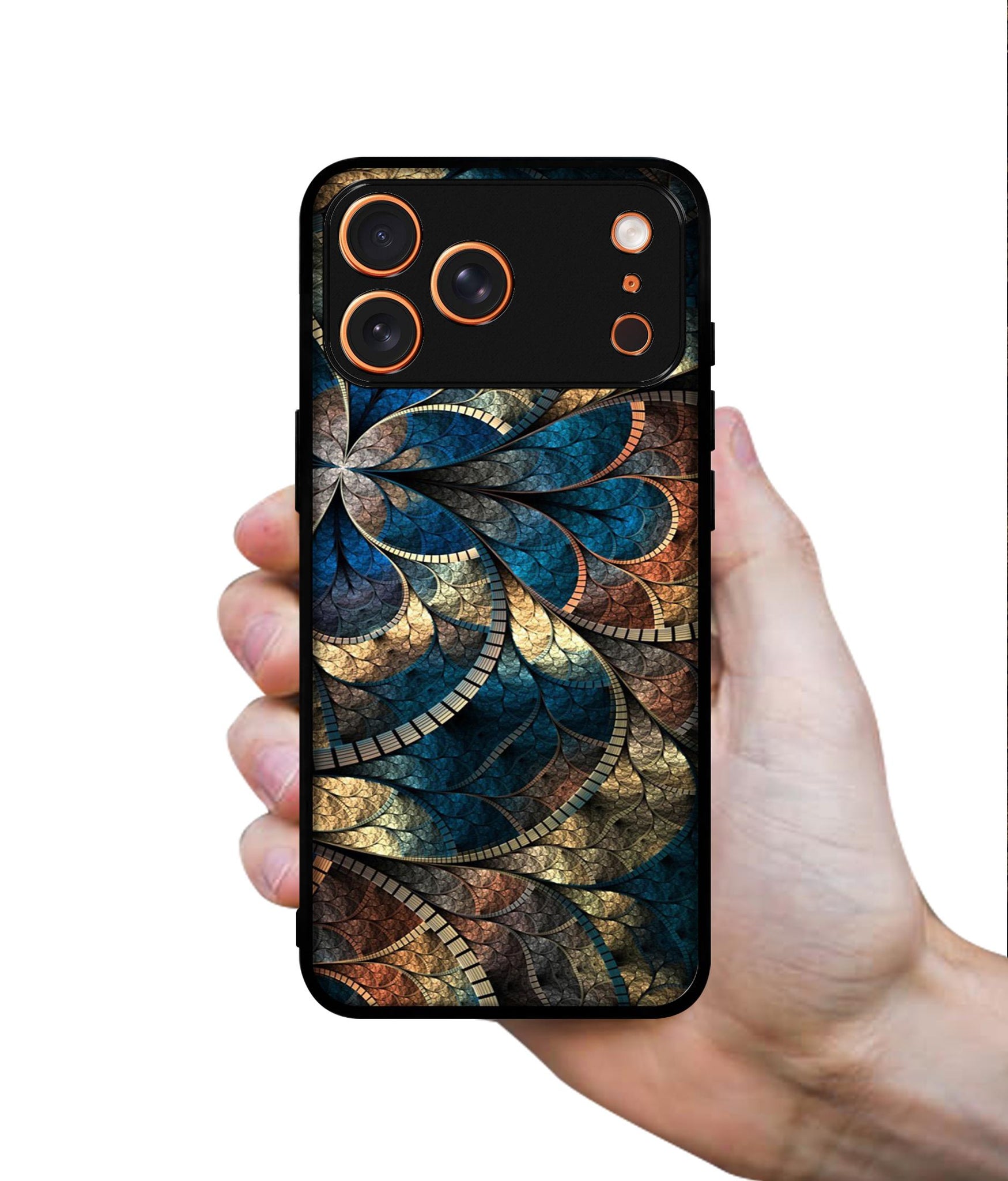 Fractional Pattern Designer 2D Printed Back Case Cover for Apple iPhone 17 Pro Max