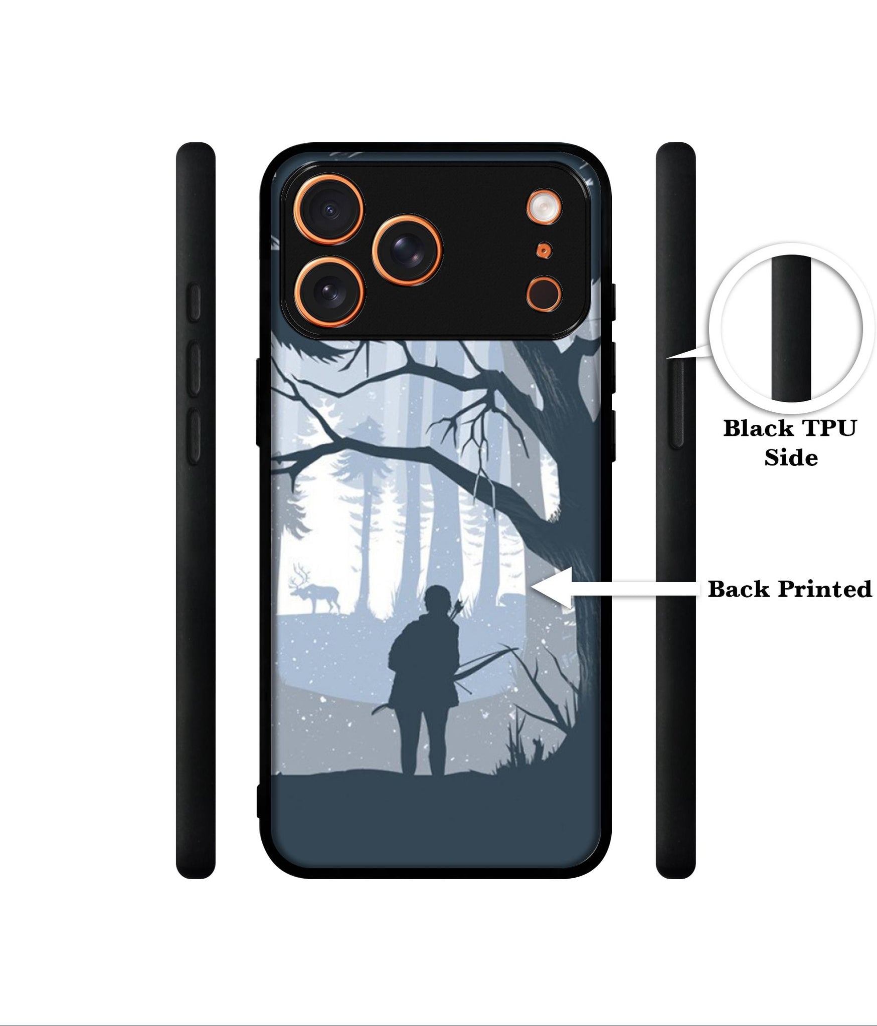 Hunter Designer 2D Printed Back Case Cover for Apple iPhone 17 Pro Max