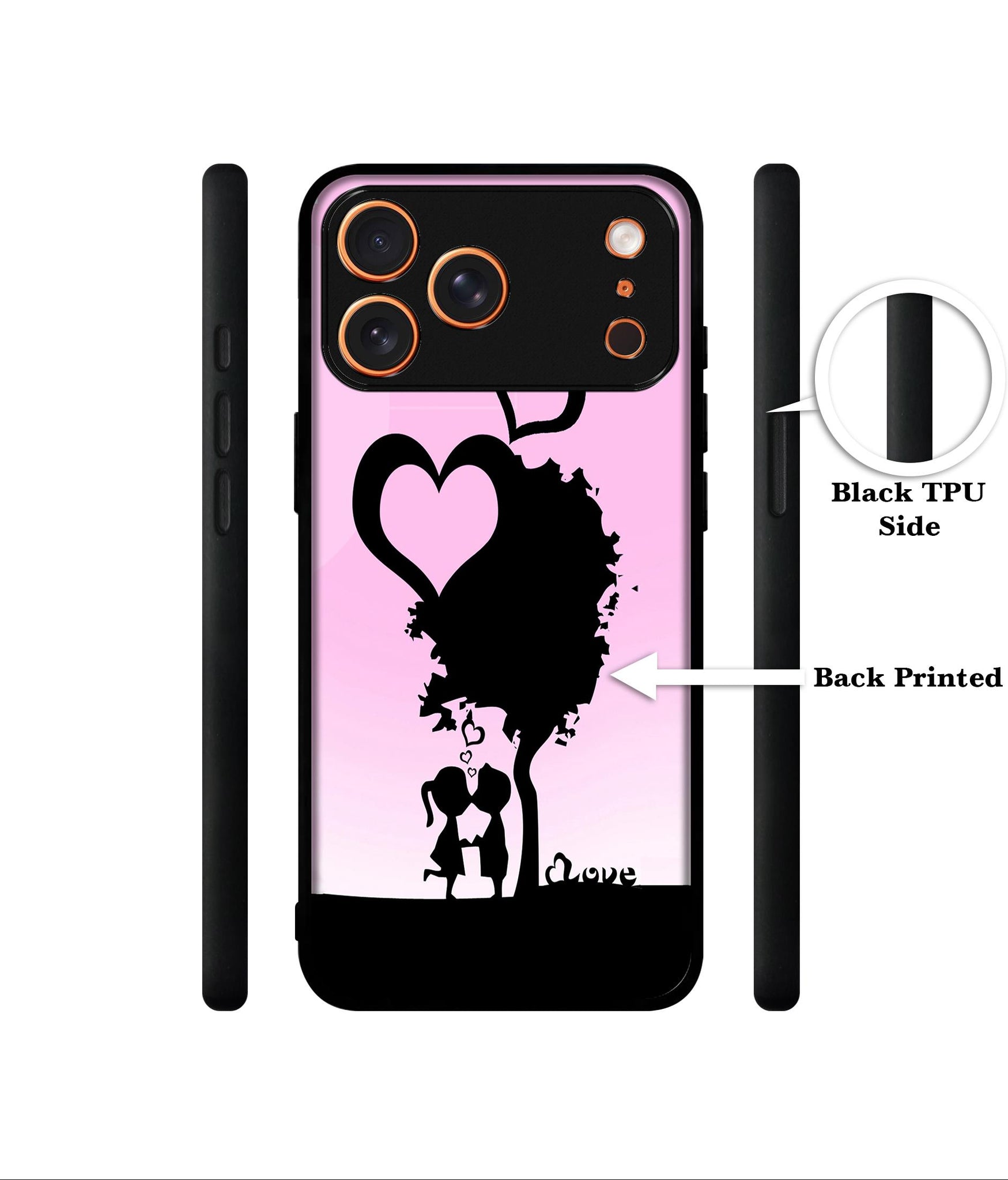 Sweet Love Designer 2D Printed Back Case Cover for Apple iPhone 17 Pro Max