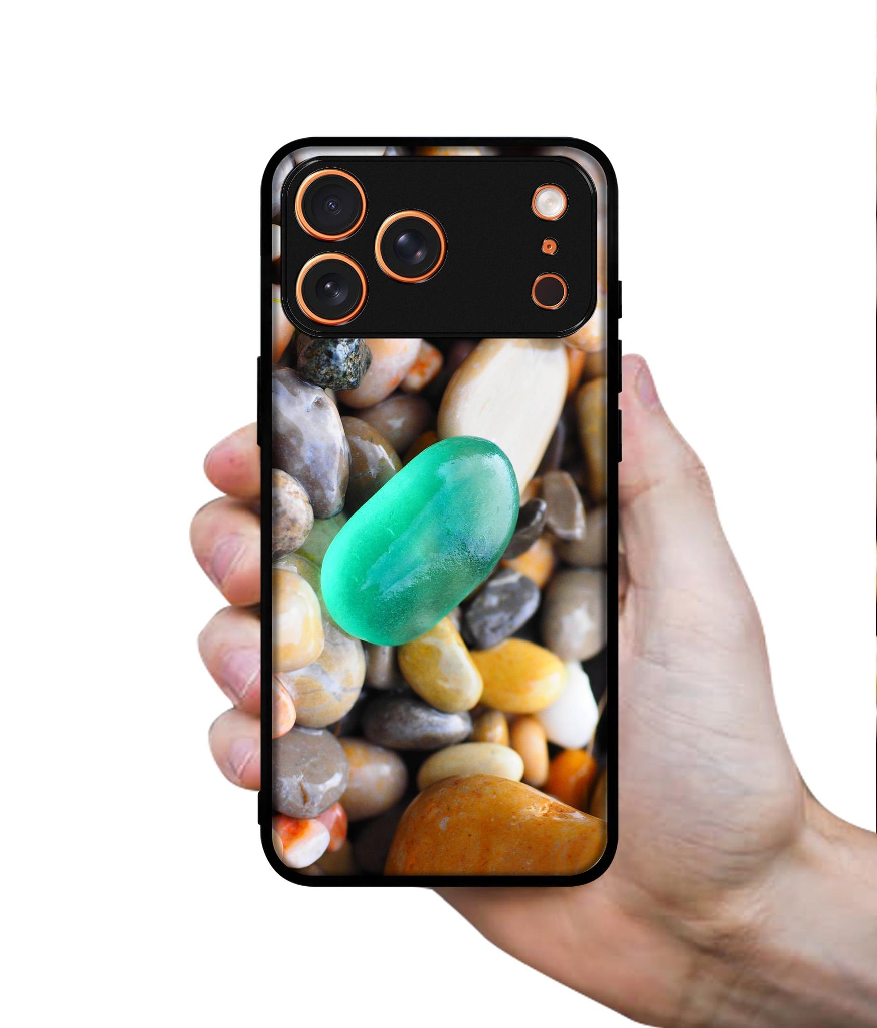 Sea Stones Designer 2D Printed Back Case Cover for Apple iPhone 17 Pro Max