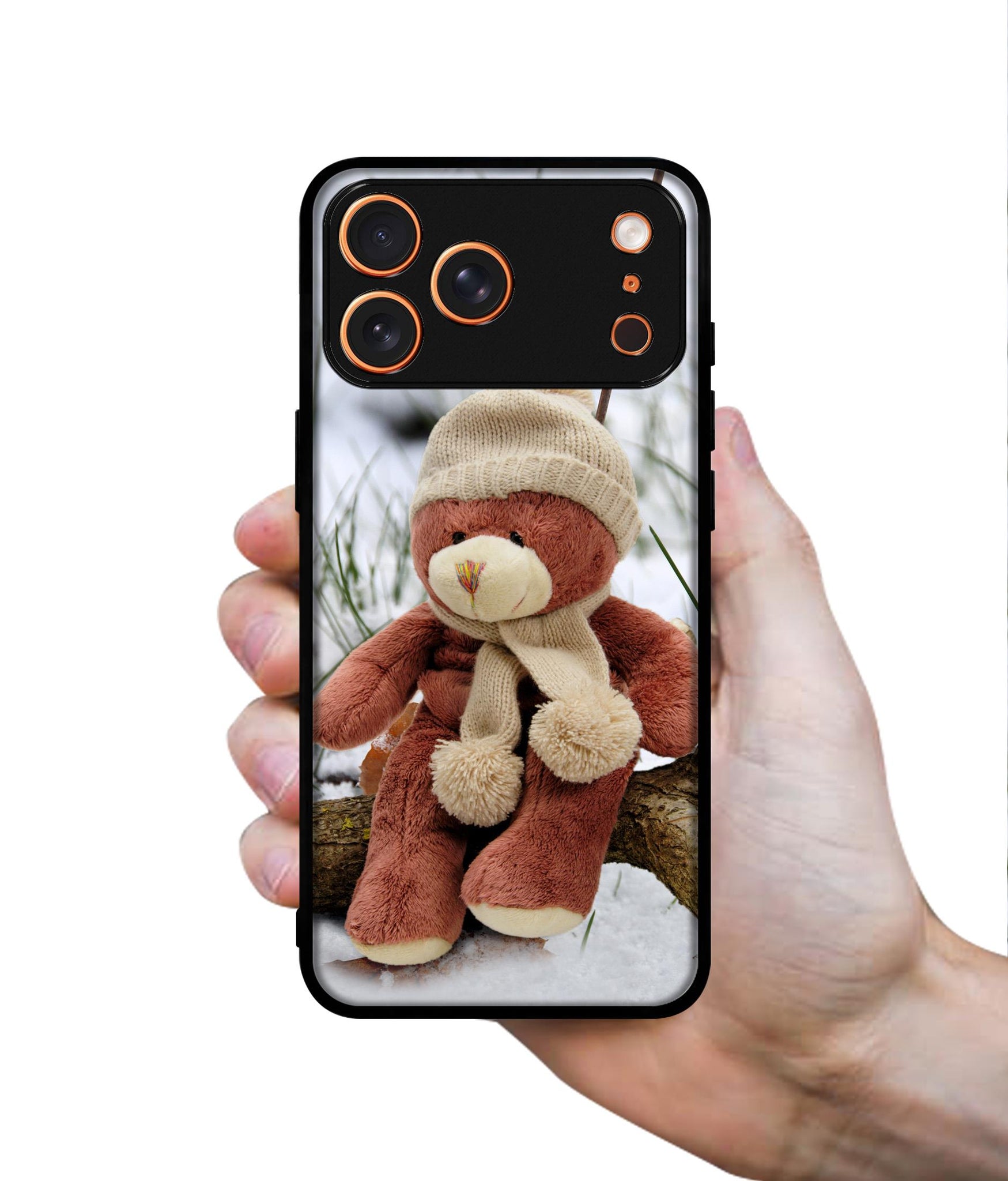 Woolen Bear Designer 2D Printed Back Case Cover for Apple iPhone 17 Pro Max