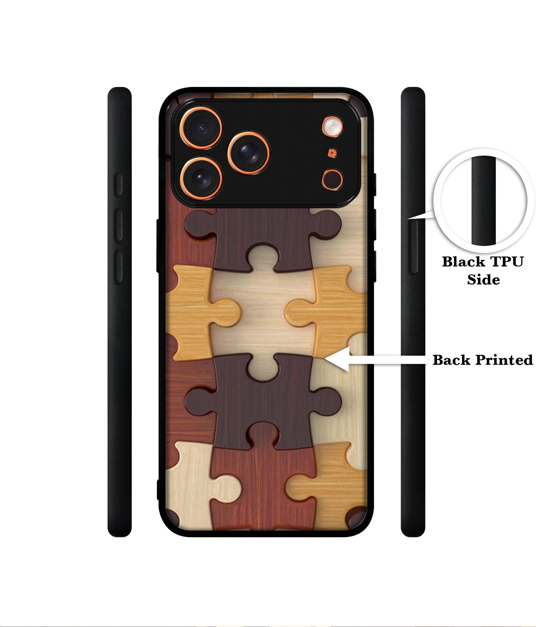 Puzzle Pattern Designer 2D Printed Back Case Cover for Apple iPhone 17 Pro Max