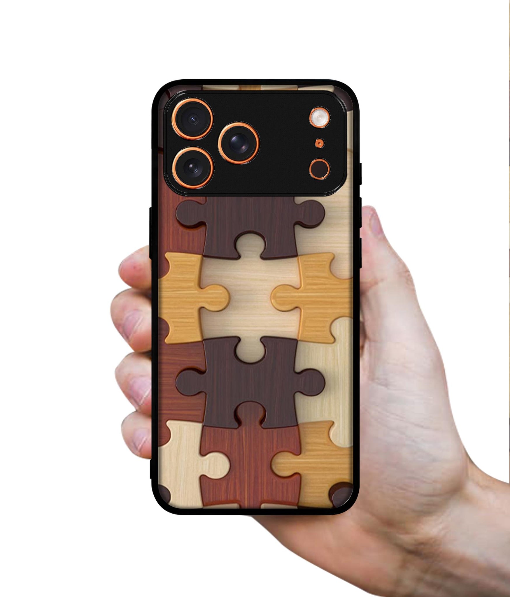 Puzzle Pattern Designer 2D Printed Back Case Cover for Apple iPhone 17 Pro Max