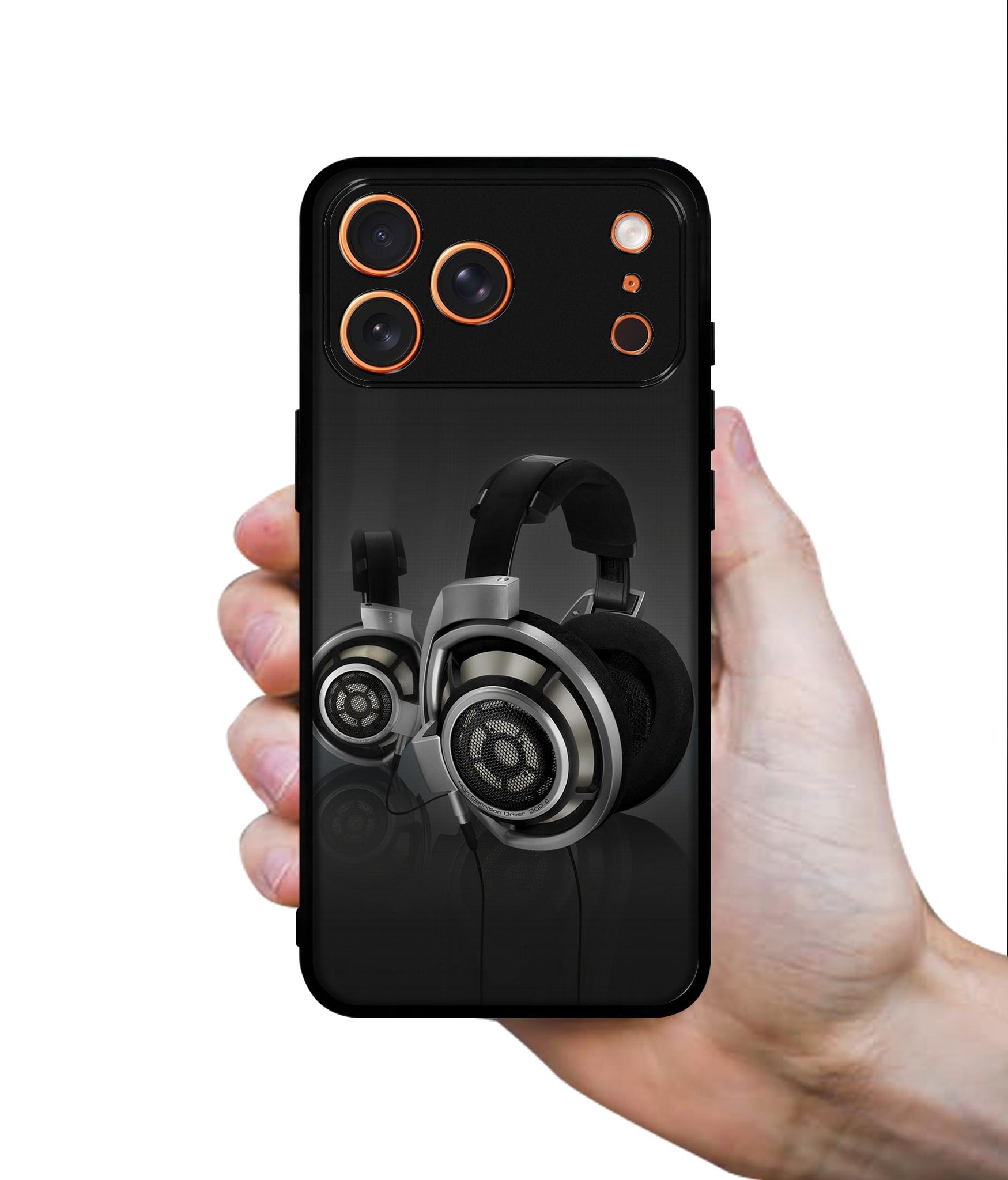 Head Phone Designer 2D Printed Back Case Cover for Apple iPhone 17 Pro Max