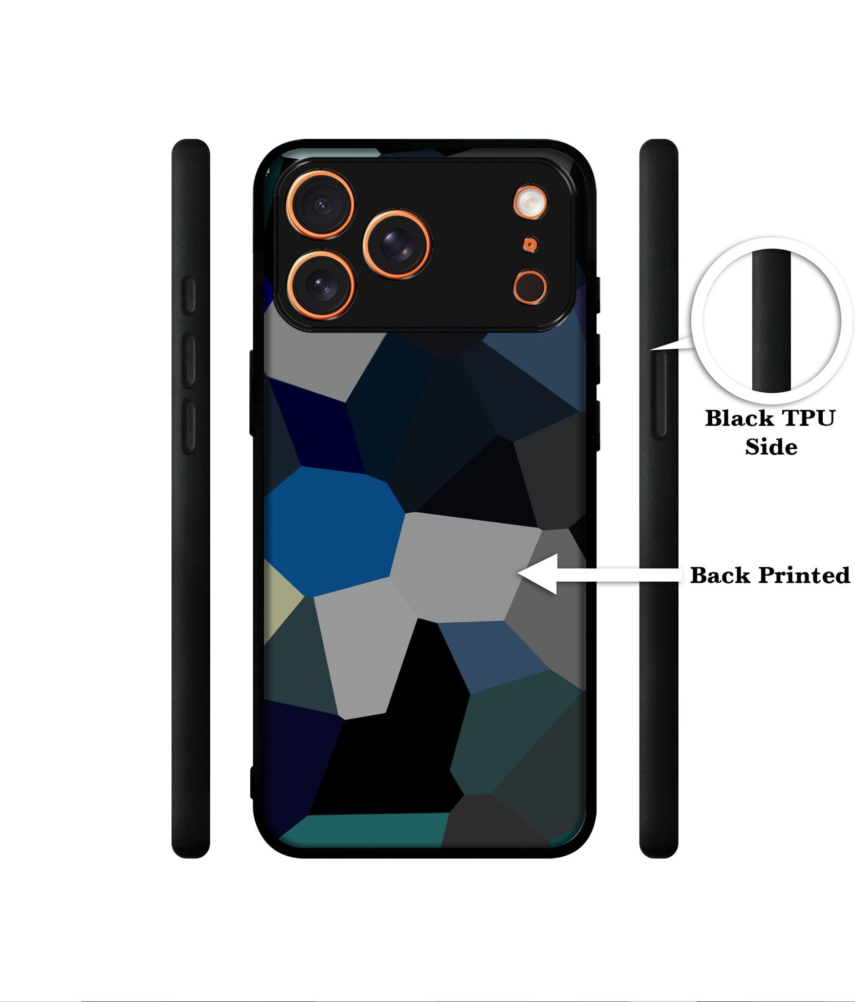 Mathematical Shape Designer 2D Printed Back Case Cover for Apple iPhone 17 Pro Max