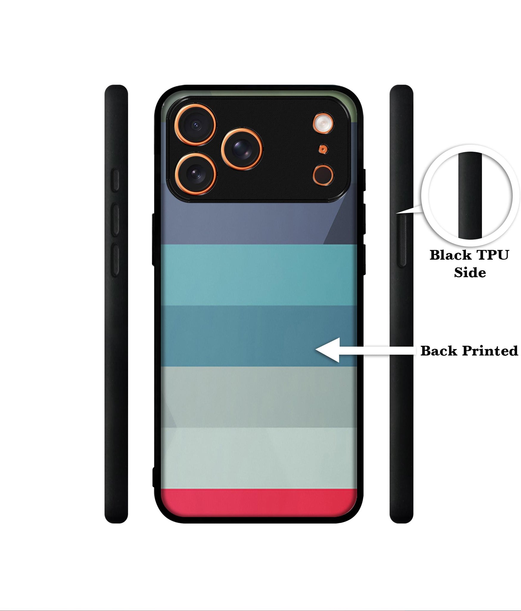 Colorful Lines Designer 2D Printed Back Case Cover for Apple iPhone 17 Pro Max