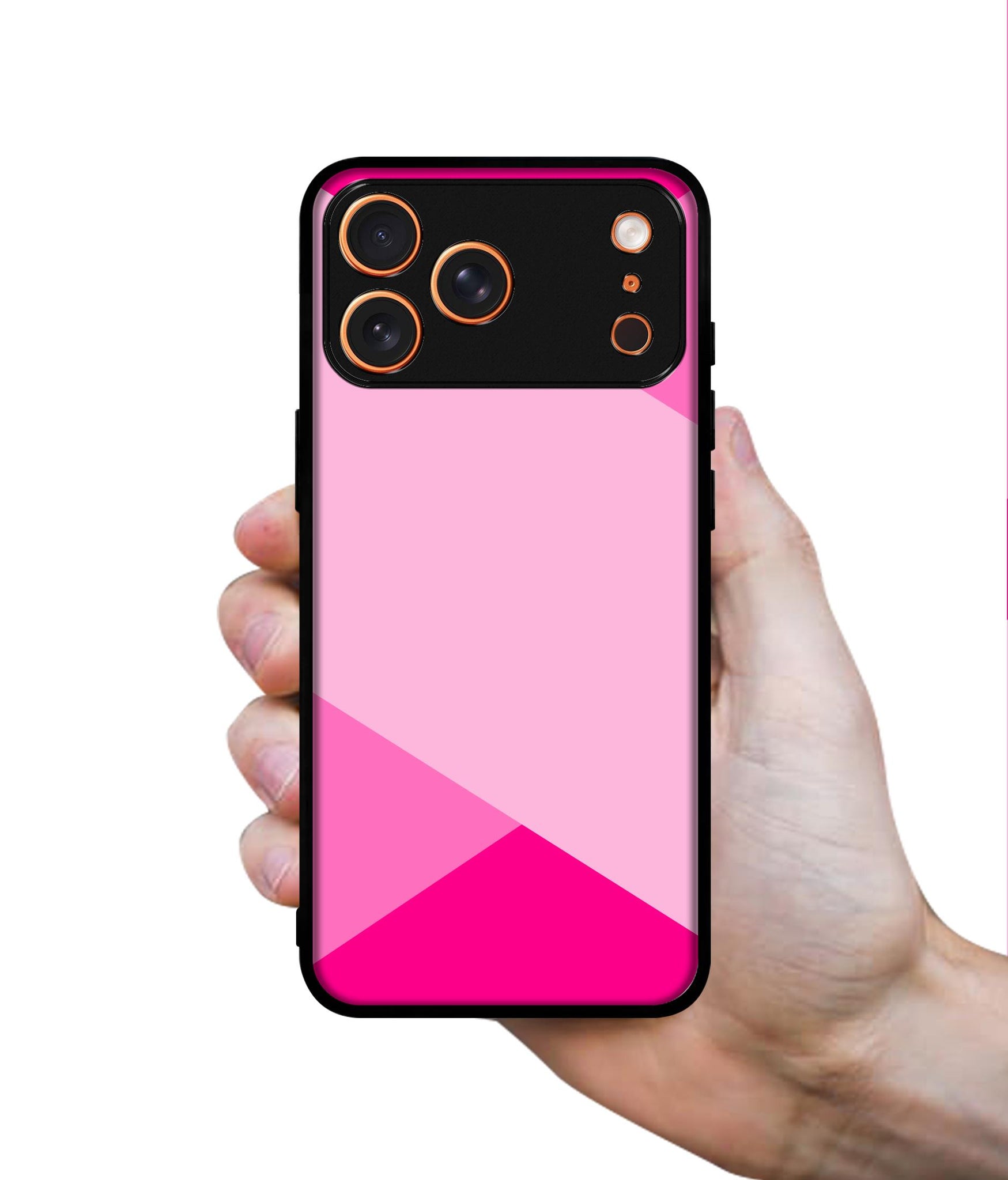 Pink Cross Vector Designer 2D Printed Back Case Cover for Apple iPhone 17 Pro Max