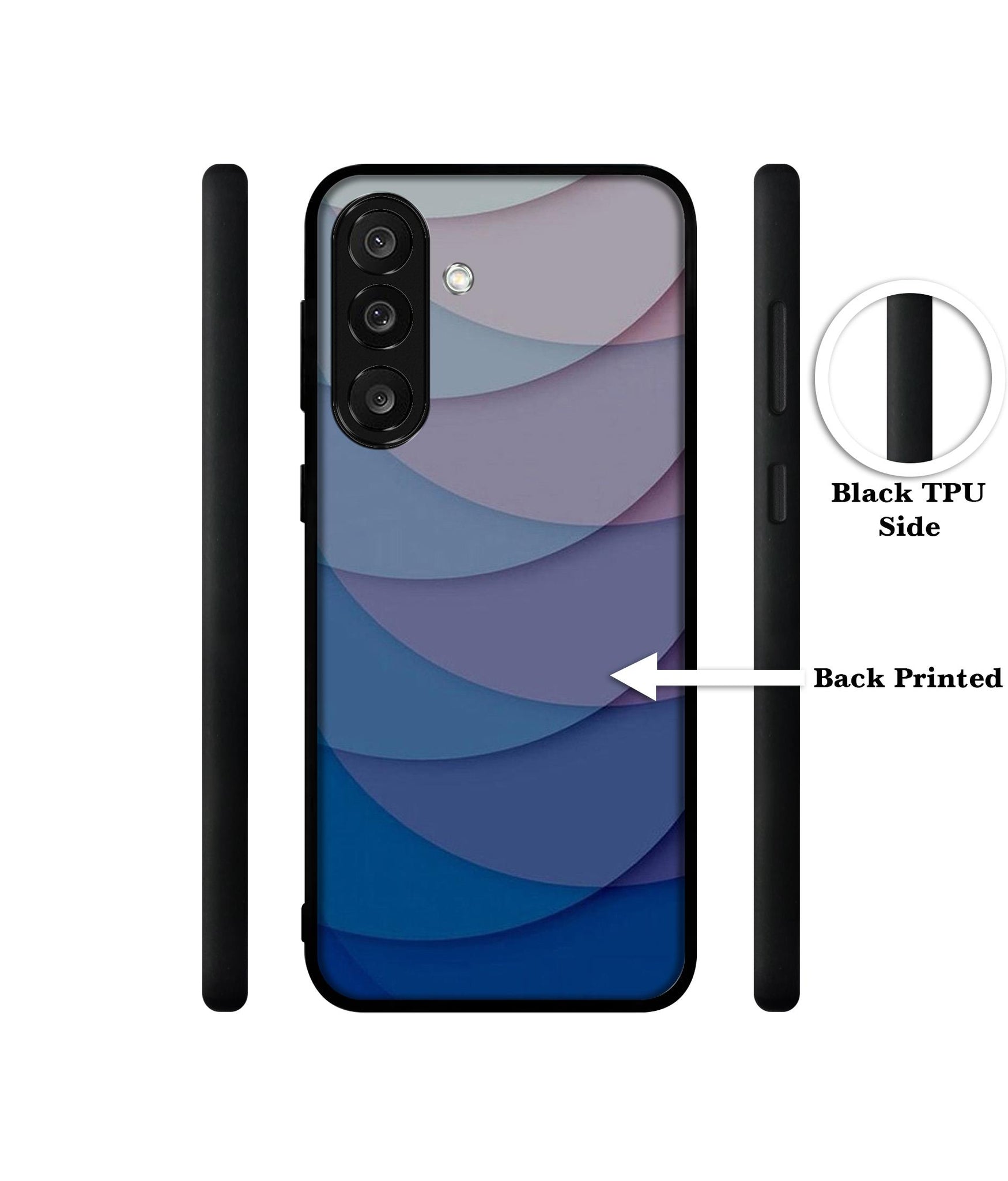 Waves Pattern Print Designer 2D Printed Back Case Cover for Samsung Galaxy M36 5G / F36 5G