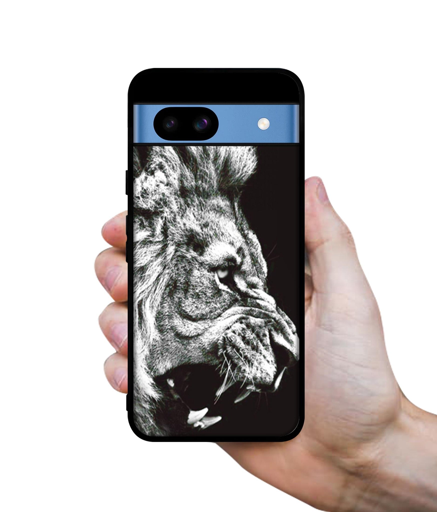 Angry Lion Designer 2D Printed Back Case Cover for Google Pixel 8a 5G