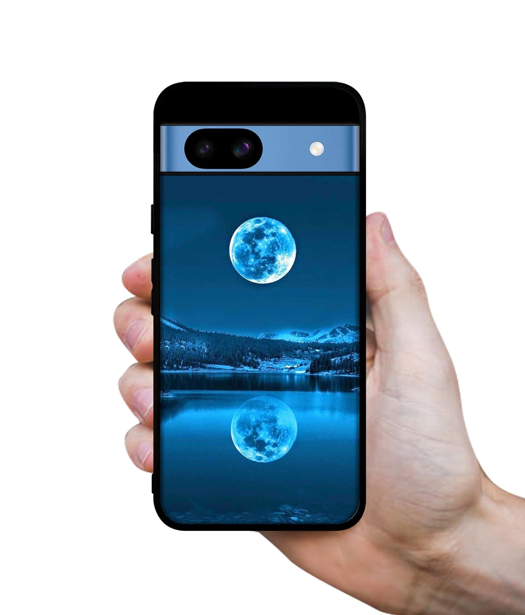 Awesome Moon Designer 2D Printed Back Case Cover for Google Pixel 8a 5G