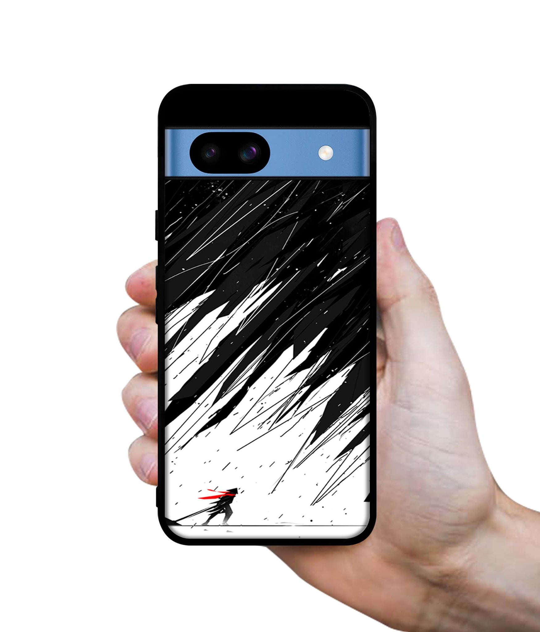 Geometric Strom Designer 2D Printed Back Case Cover for Google Pixel 8a 5G