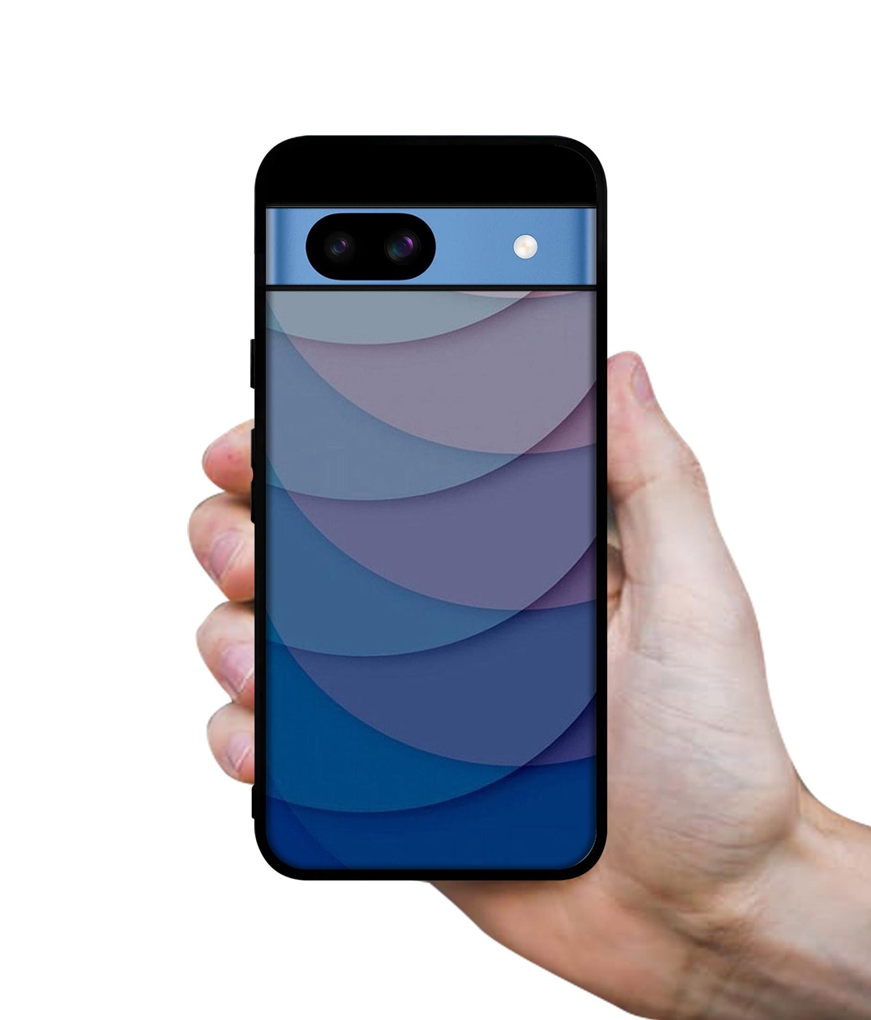 Waves Pattern Print Designer 2D Printed Back Case Cover for Google Pixel 8a 5G