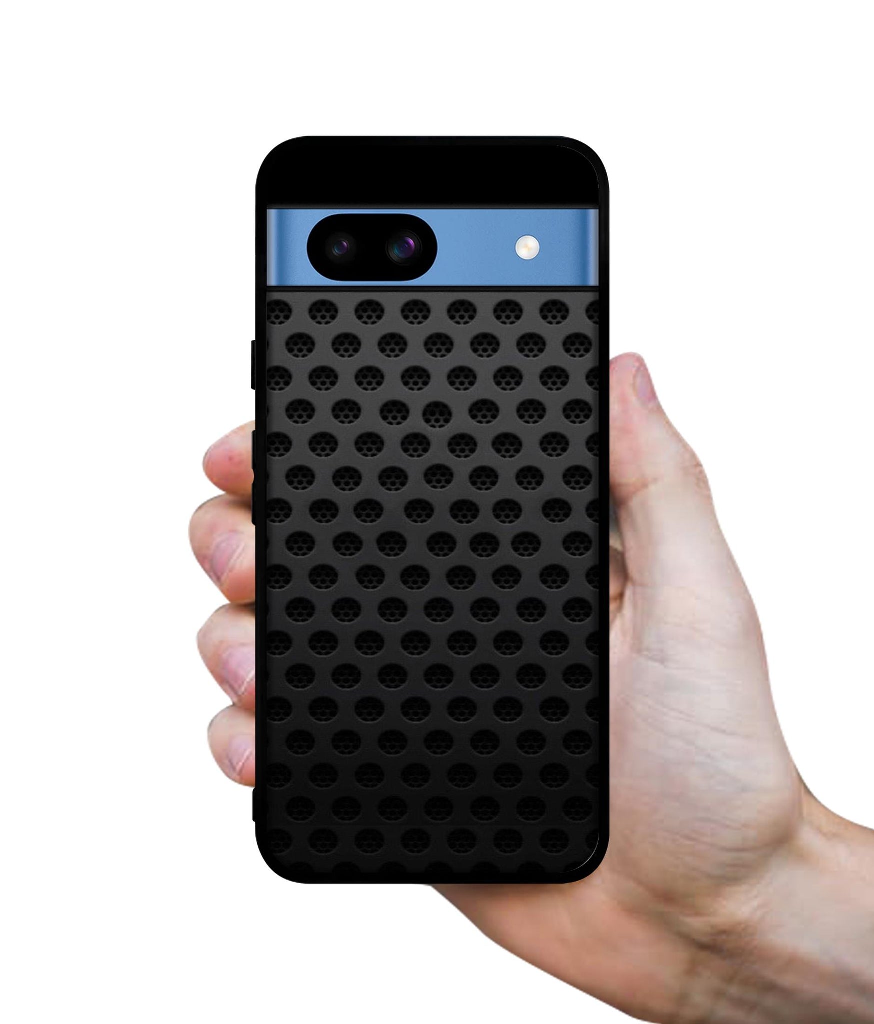 Black Circle Designer 2D Printed Back Case Cover for Google Pixel 8a 5G