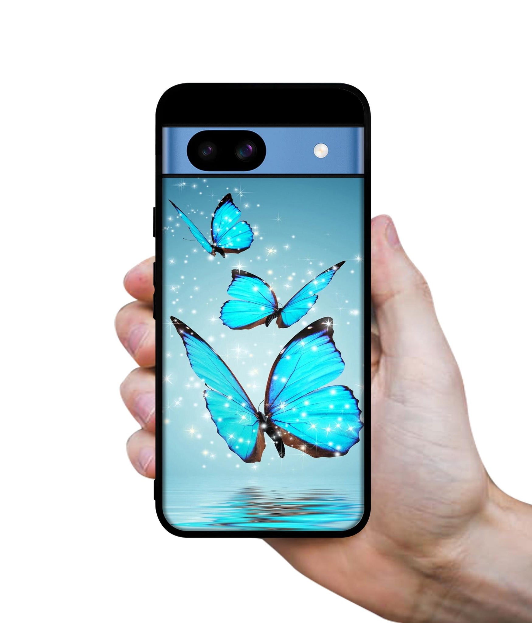 Flying Butterflies Designer 2D Printed Back Case Cover for Google Pixel 8a 5G