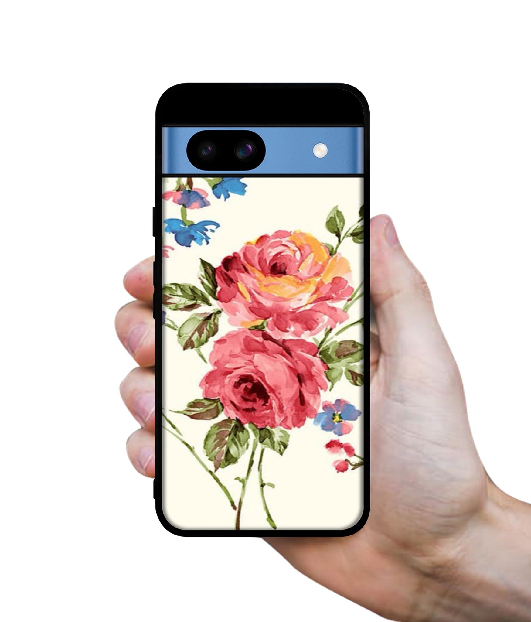 Vintage Painting Flower Designer 2D Printed Back Case Cover for Google Pixel 8a 5G