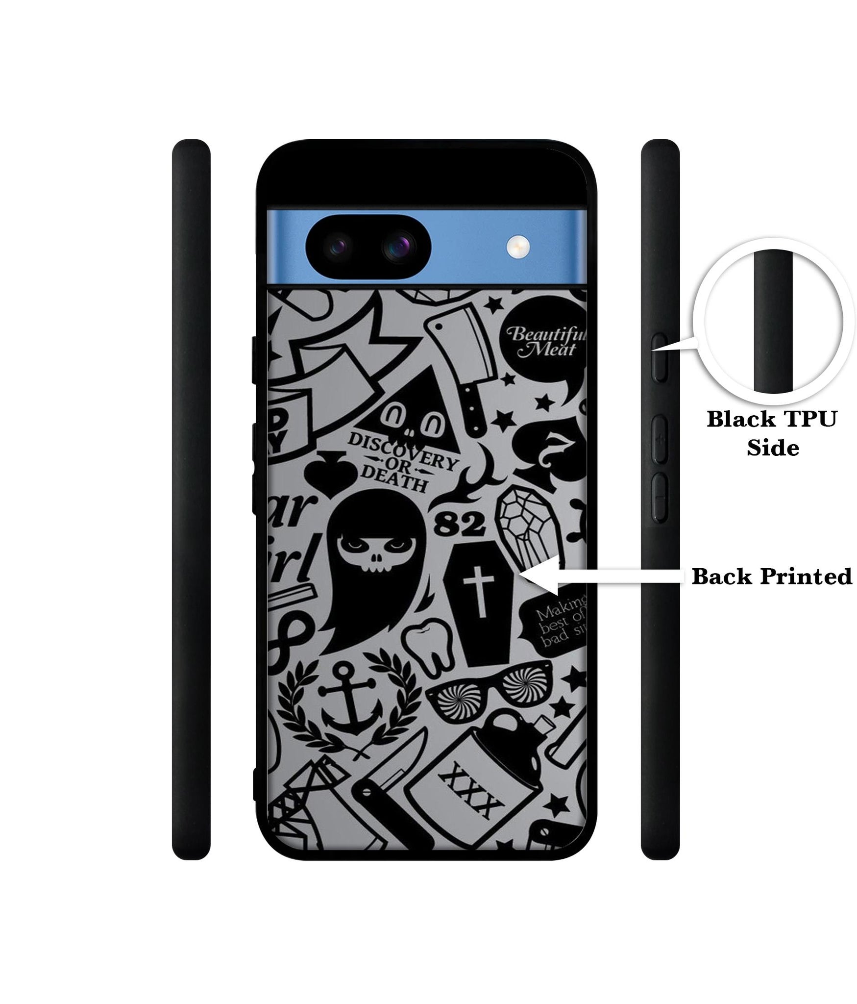 Discover Or Death Designer 2D Printed Back Case Cover for Google Pixel 8a 5G