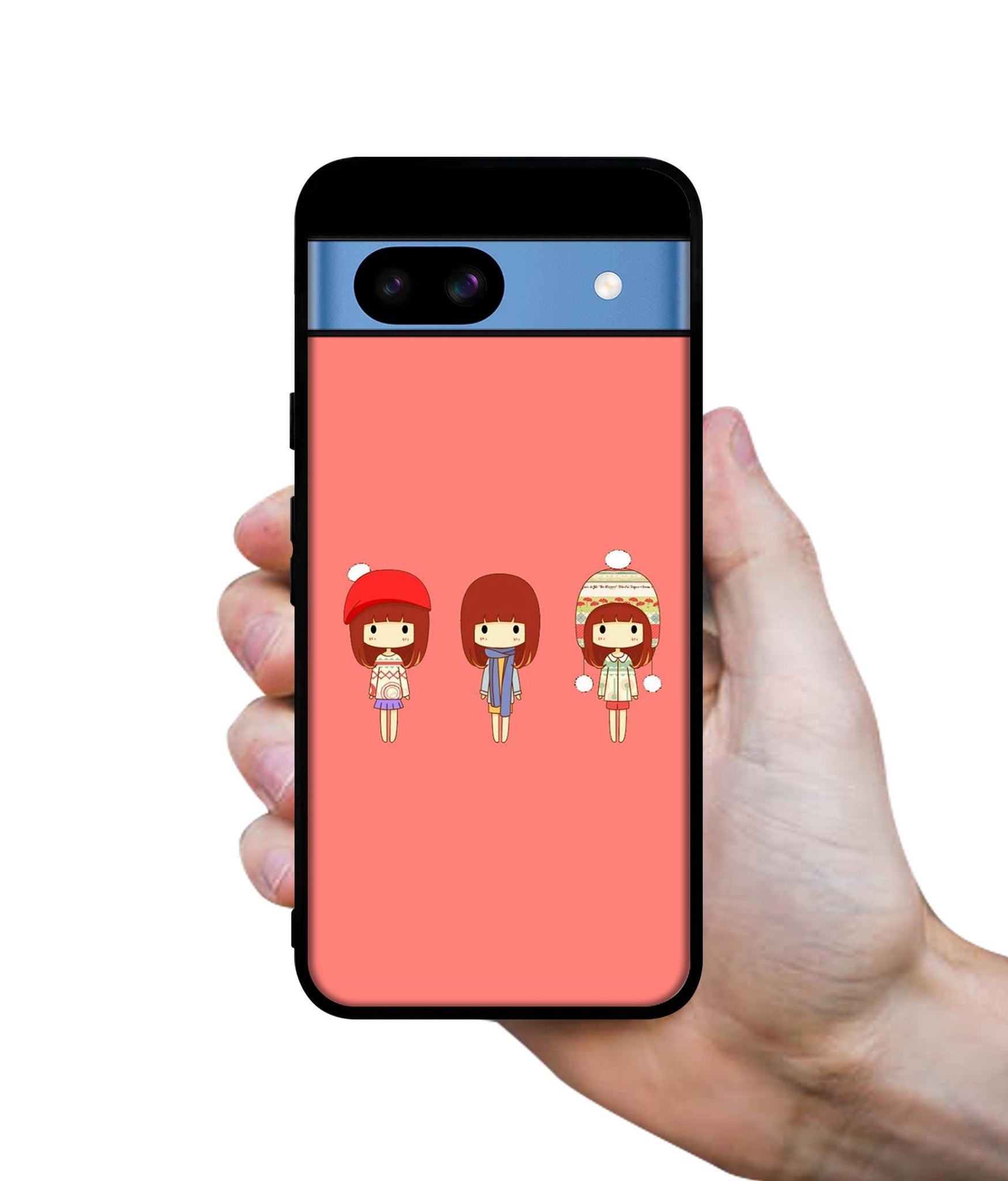 Cute Girls Designer 2D Printed Back Case Cover for Google Pixel 8a 5G