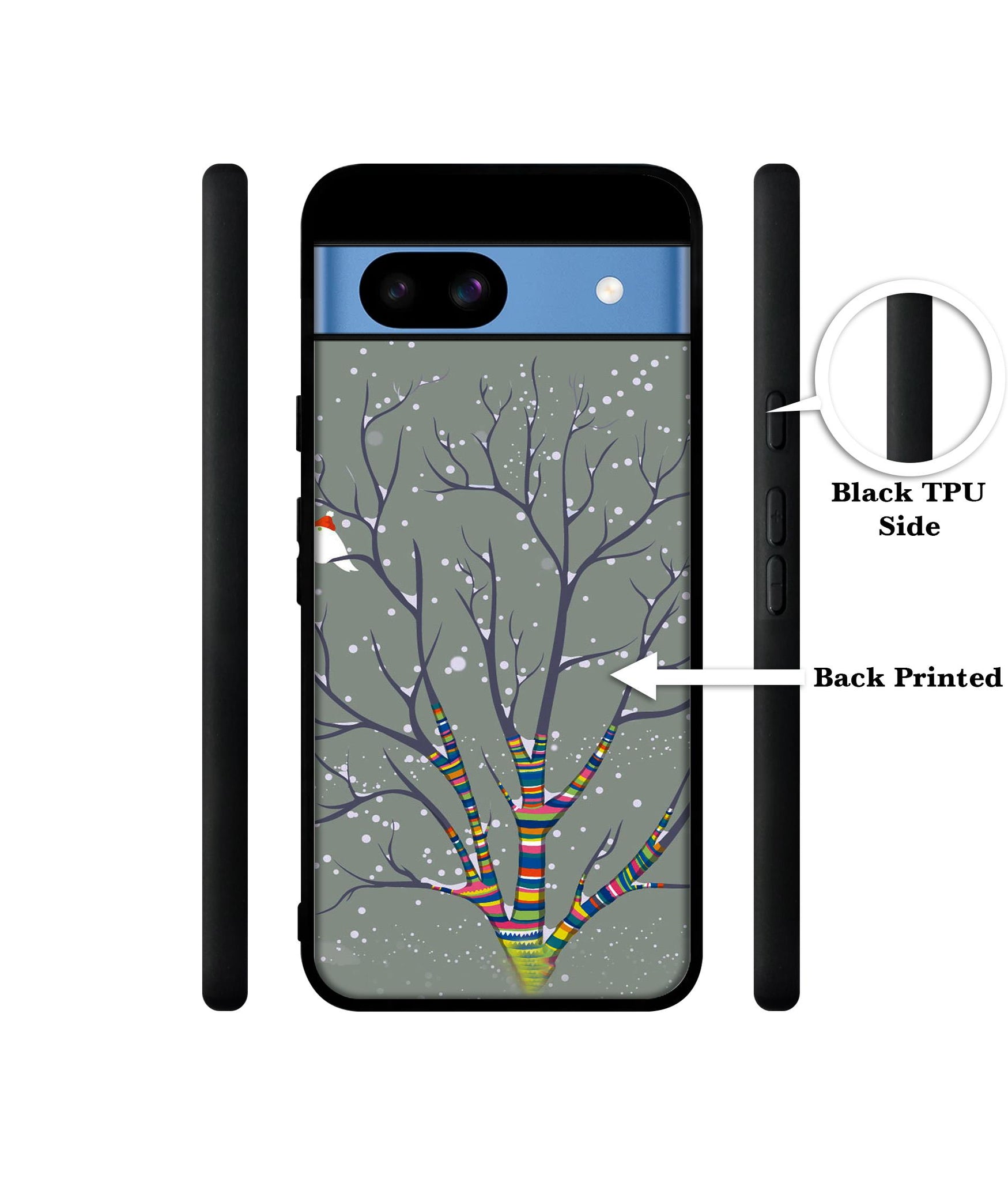 Winter Pattern Print Designer 2D Printed Back Case Cover for Google Pixel 8a 5G