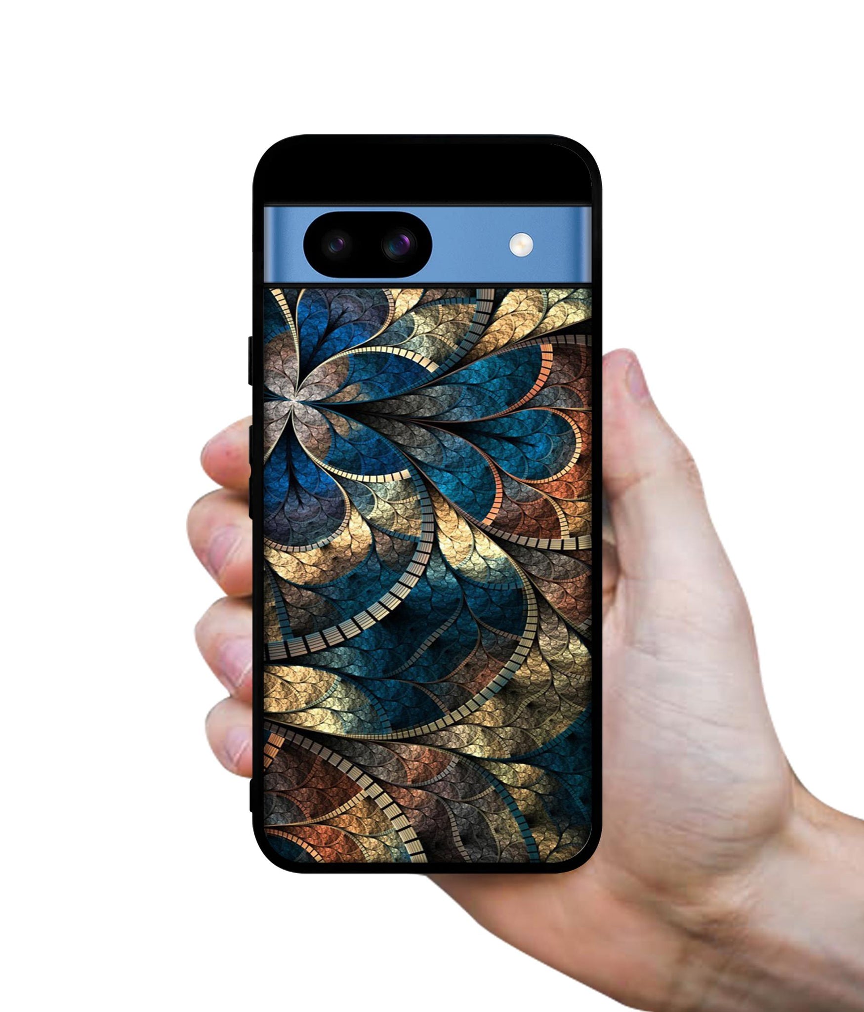 Fractional Pattern Designer 2D Printed Back Case Cover for Google Pixel 8a 5G