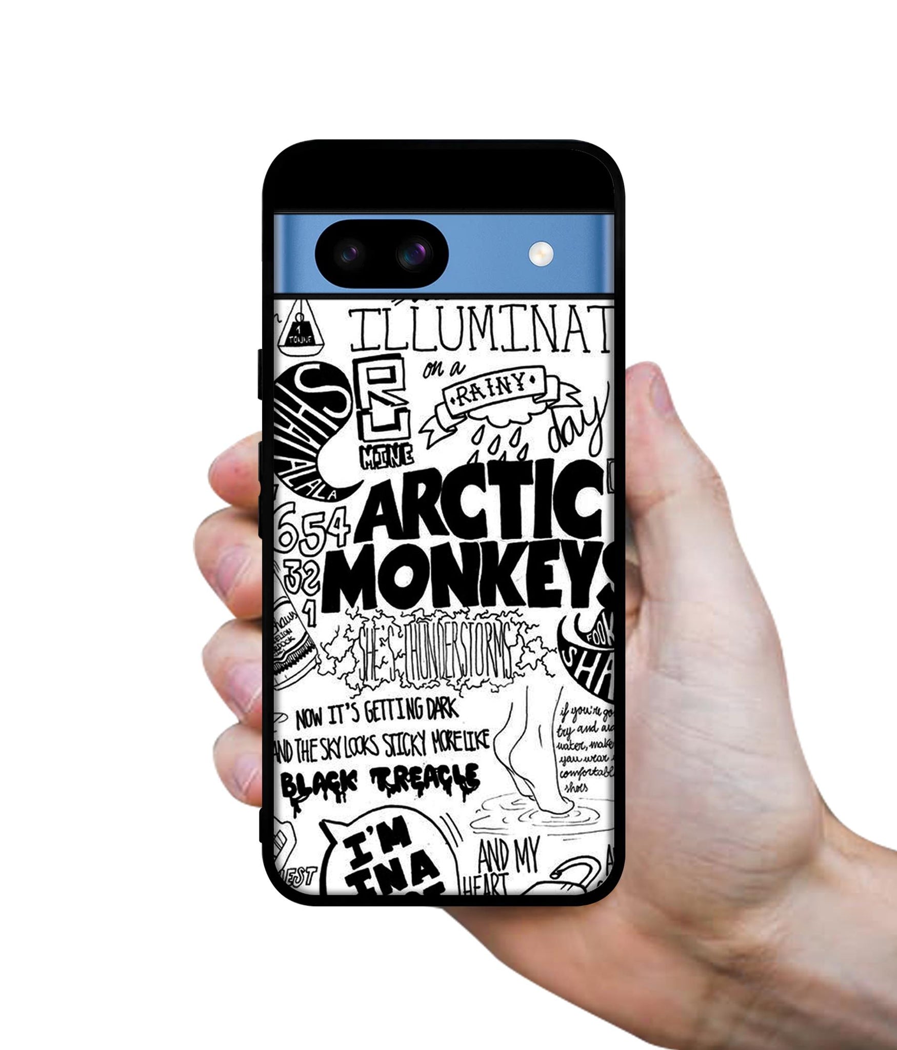 Arctic Monkeys Pattern Designer 2D Printed Back Case Cover for Google Pixel 8a 5G