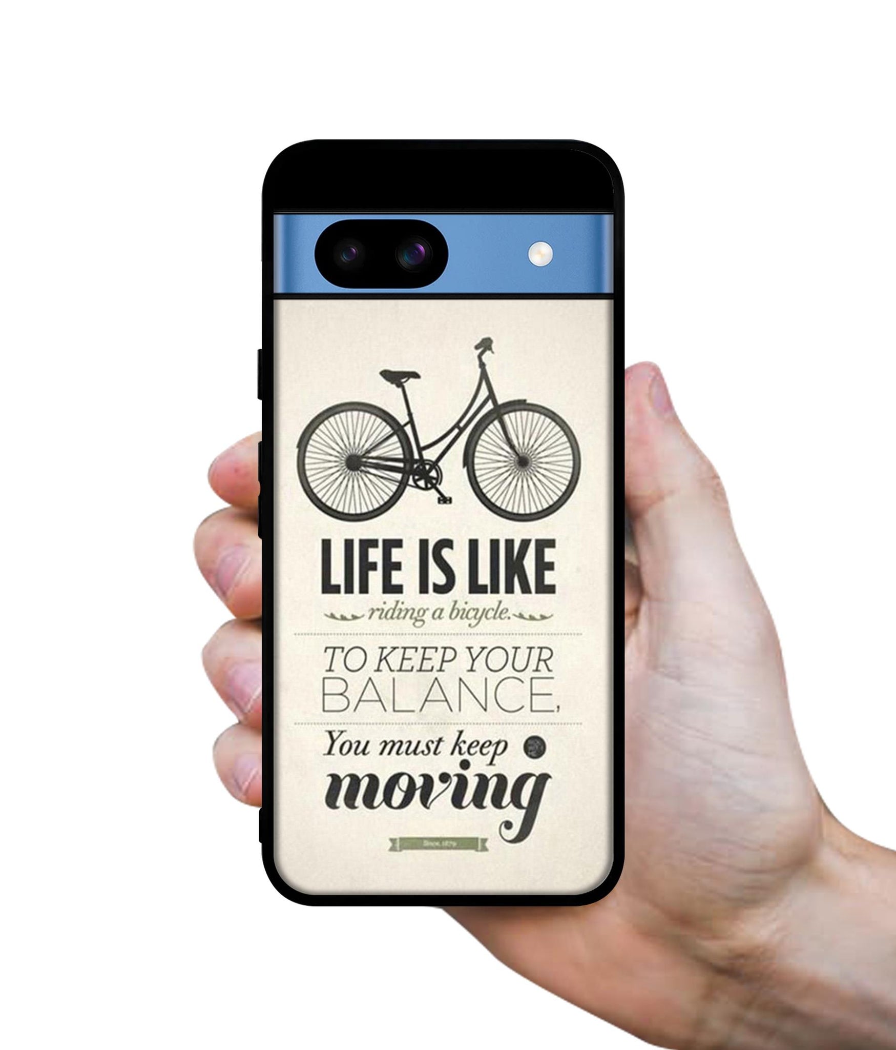 Life is Like Moving Designer 2D Printed Back Case Cover for Google Pixel 8a 5G