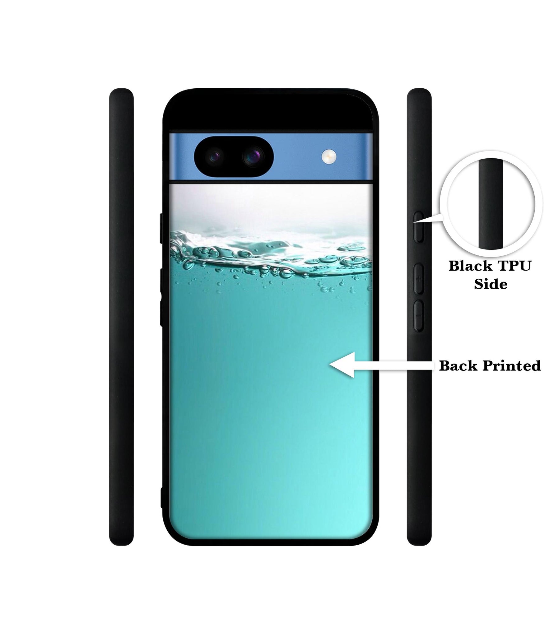 Half Fill Designer 2D Printed Back Case Cover for Google Pixel 8a 5G