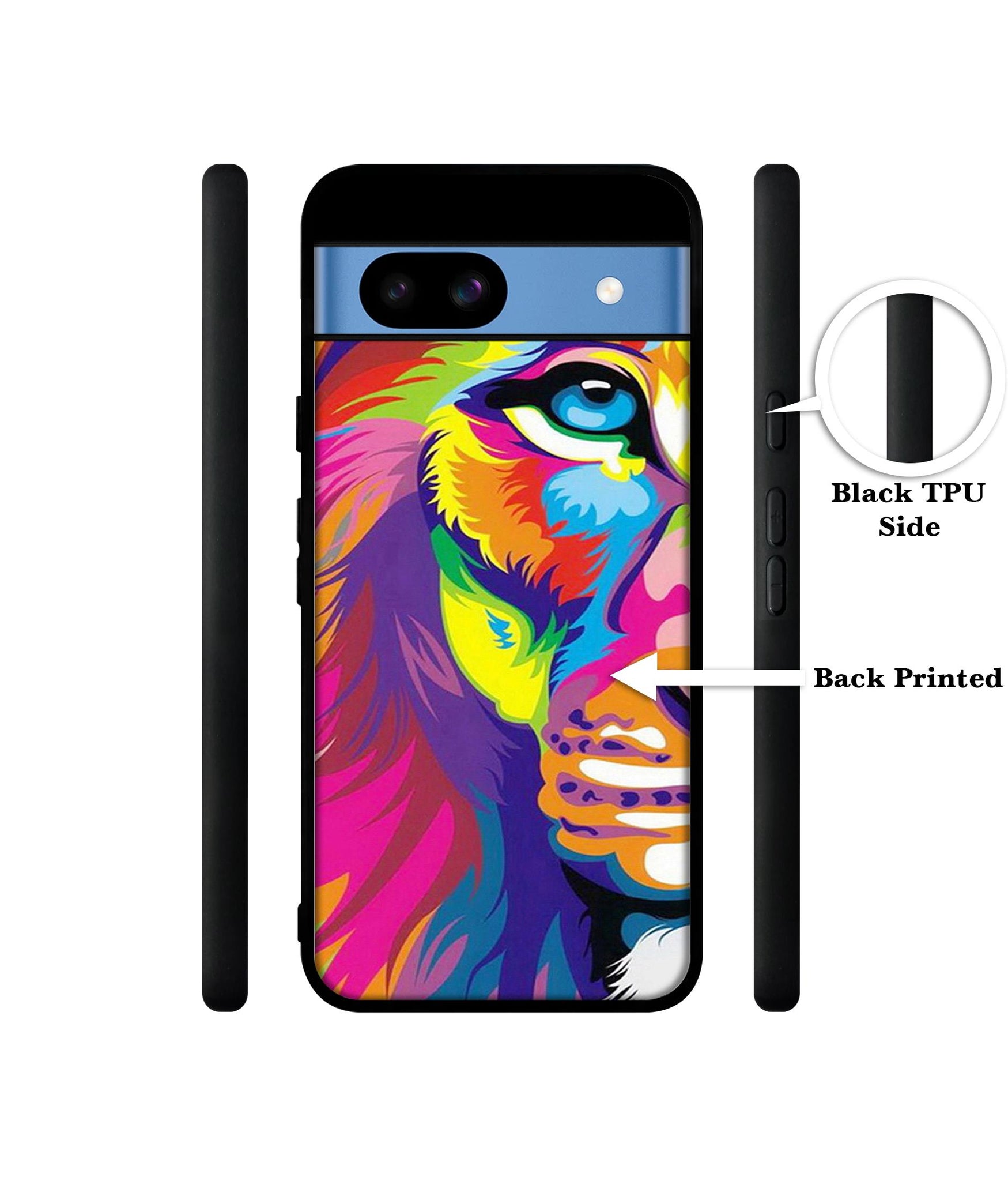 Lion Designer 2D Printed Back Case Cover for Google Pixel 8a 5G