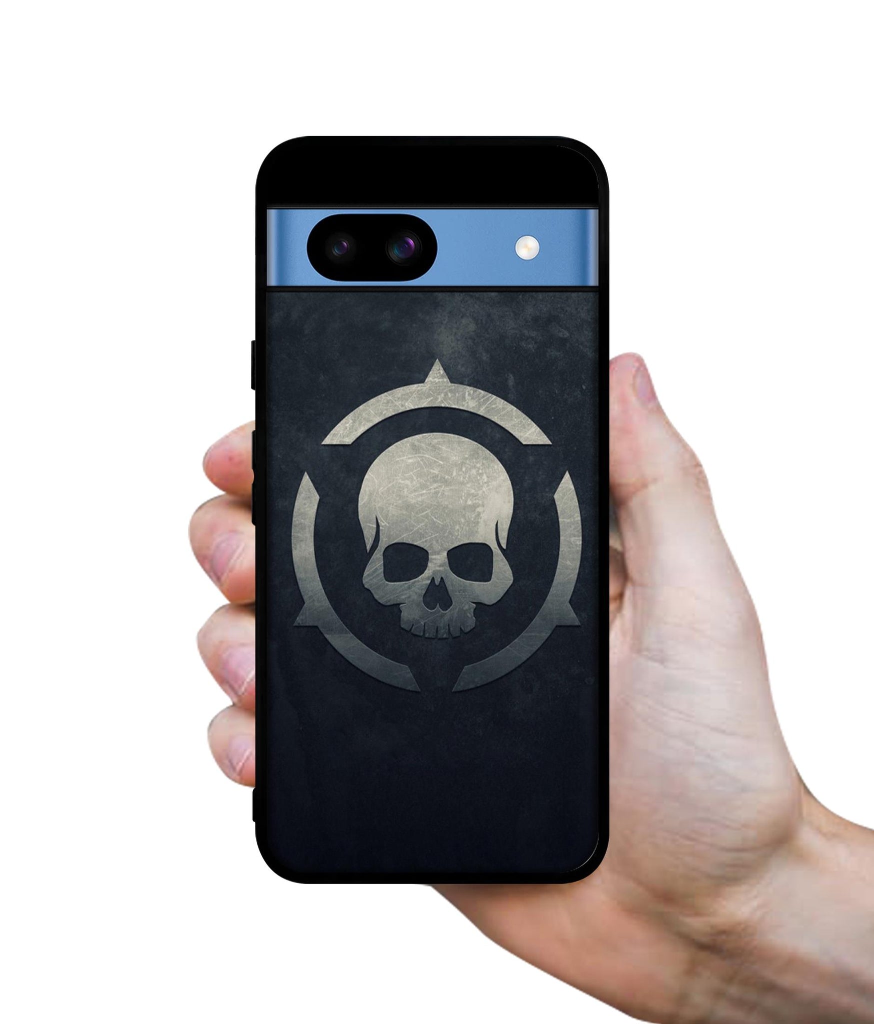Skull Pattern Print Designer 2D Printed Back Case Cover for Google Pixel 8a 5G