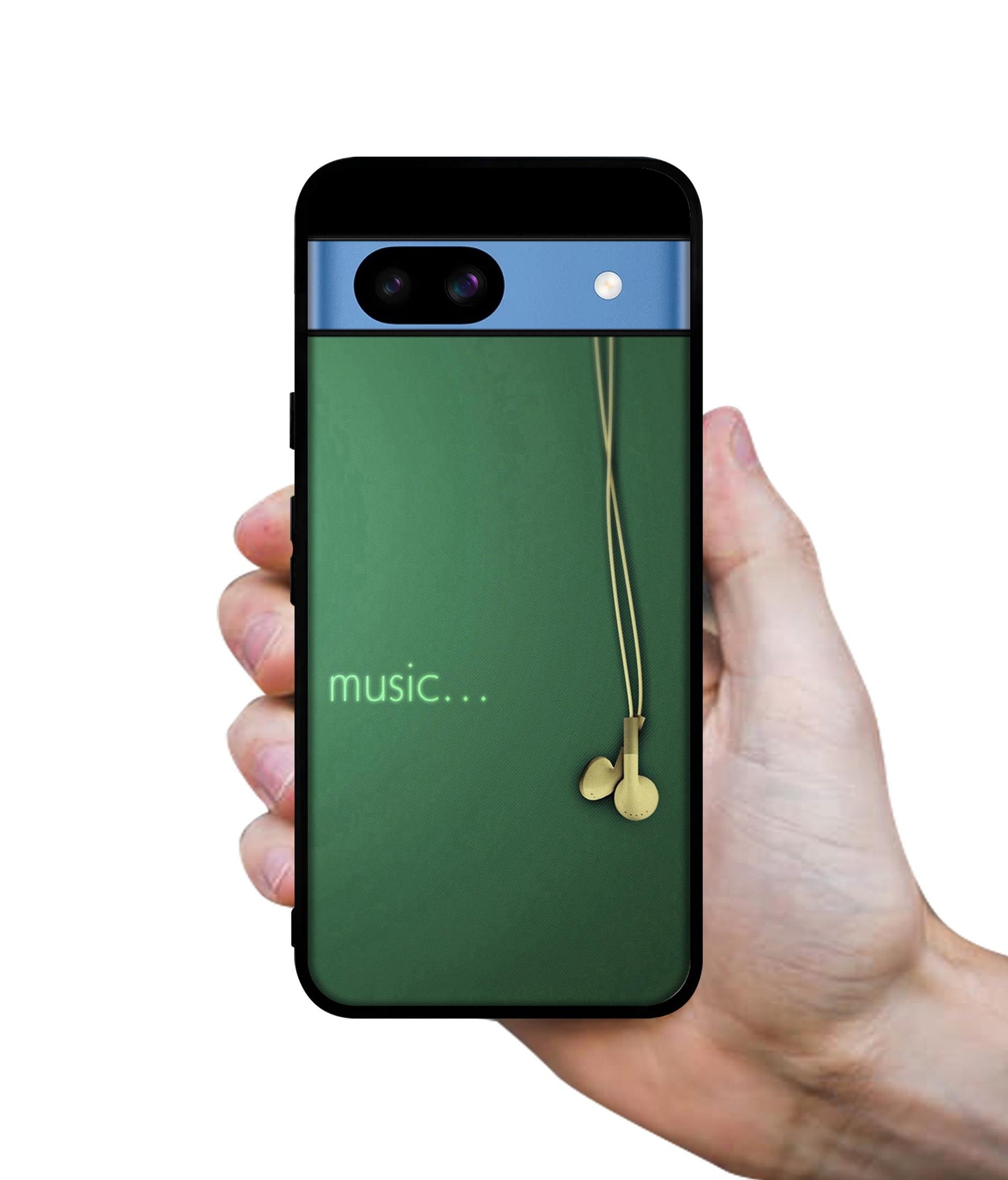 Headphone Music Designer 2D Printed Back Case Cover for Google Pixel 8a 5G