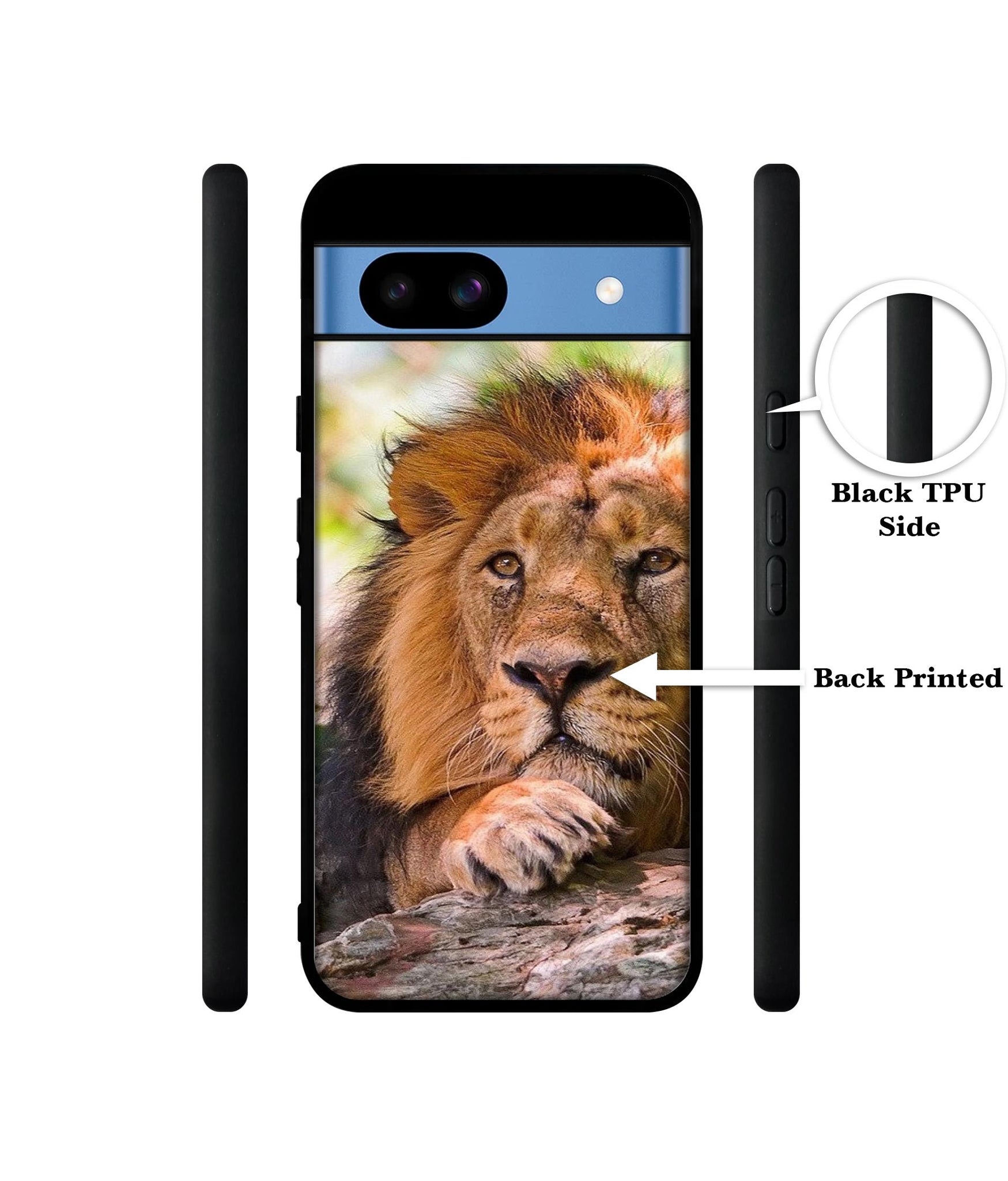 Tiger Pattern Print Designer 2D Printed Back Case Cover for Google Pixel 8a 5G