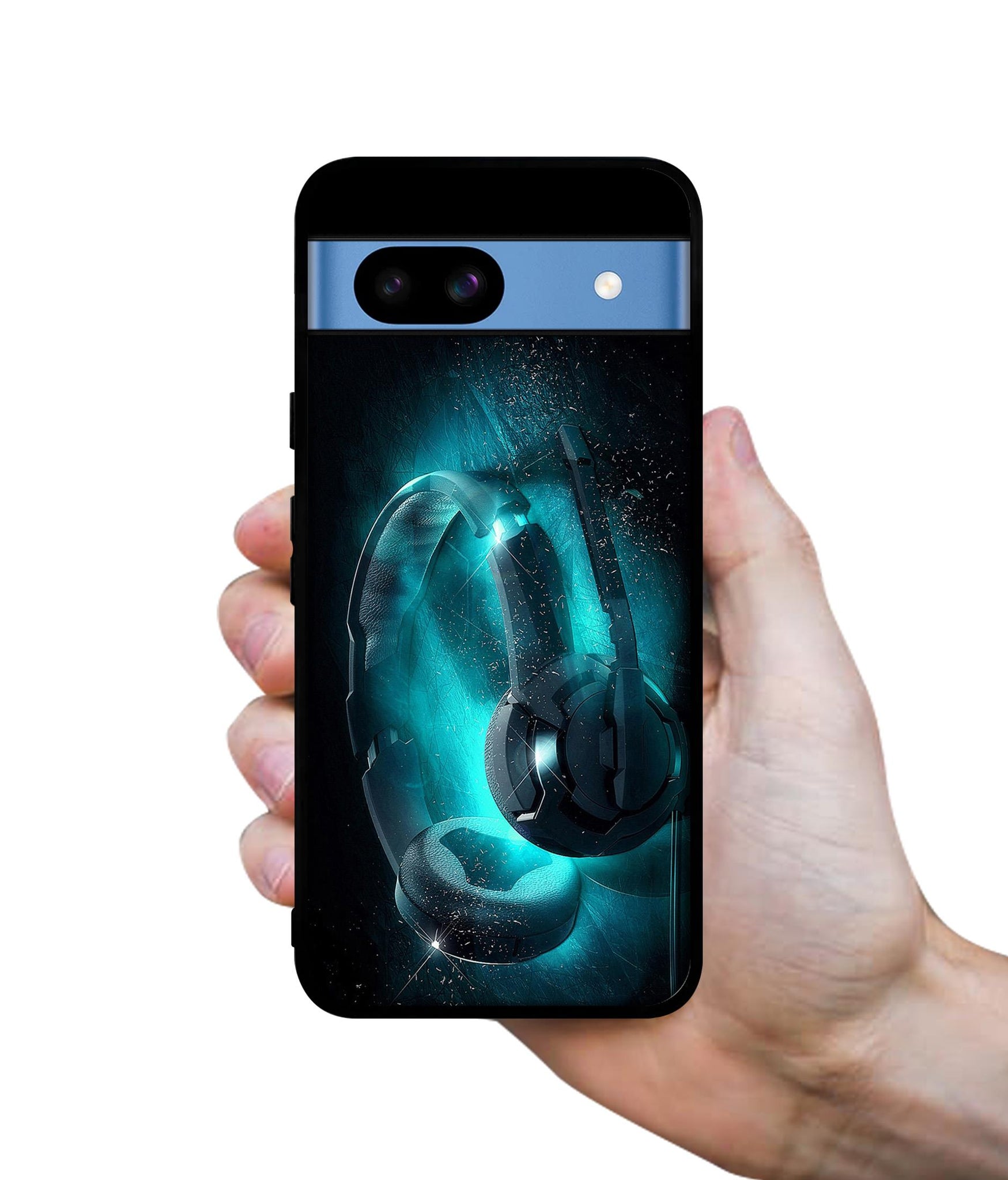 Cool Headphone Designer 2D Printed Back Case Cover for Google Pixel 8a 5G