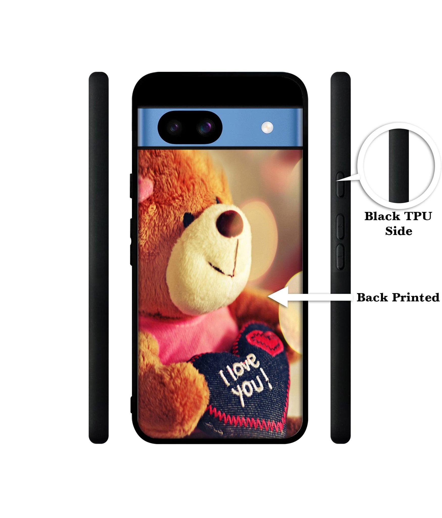 Teddy Bear Designer 2D Printed Back Case Cover for Google Pixel 8a 5G