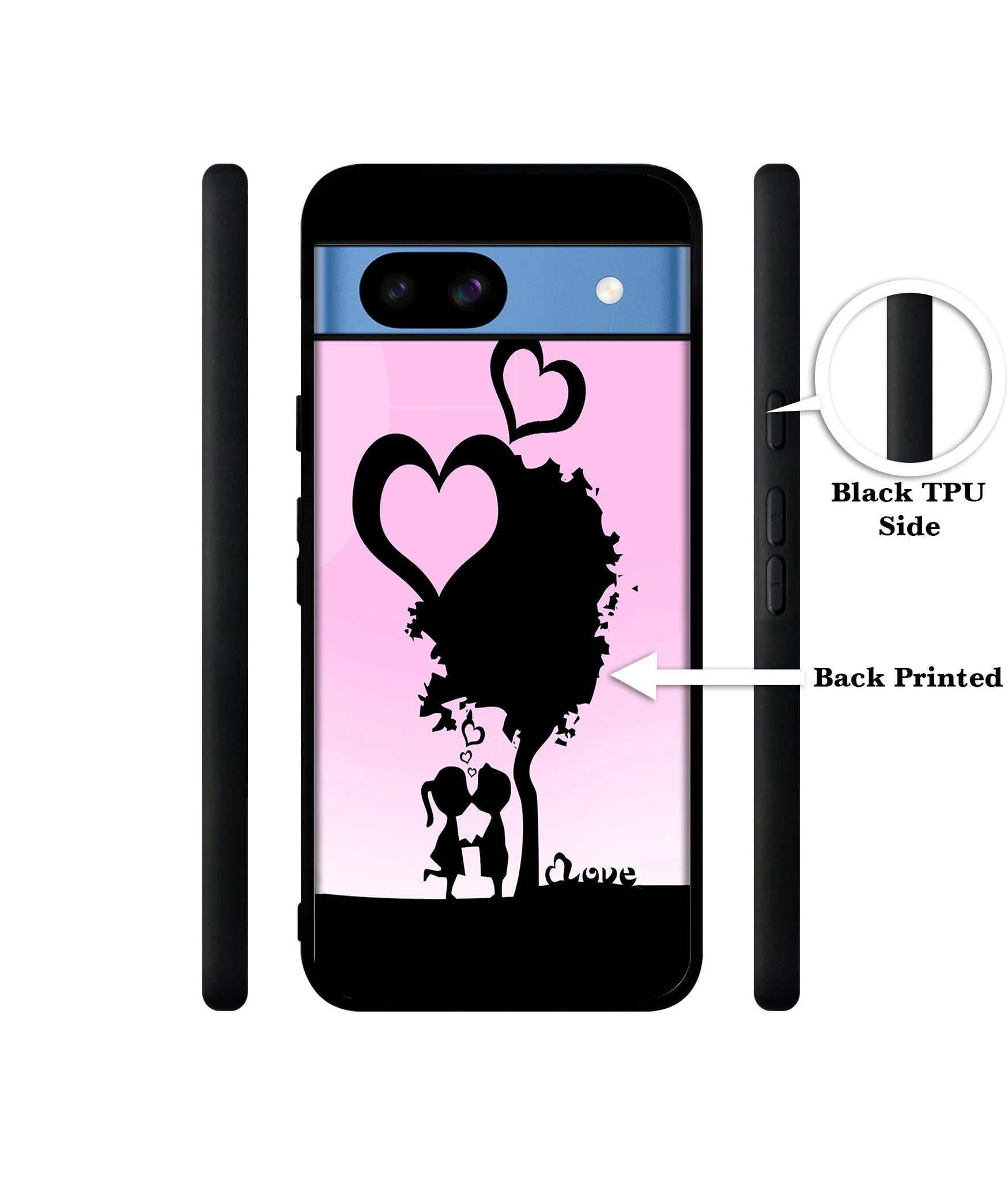 Sweet Love Designer 2D Printed Back Case Cover for Google Pixel 8a 5G