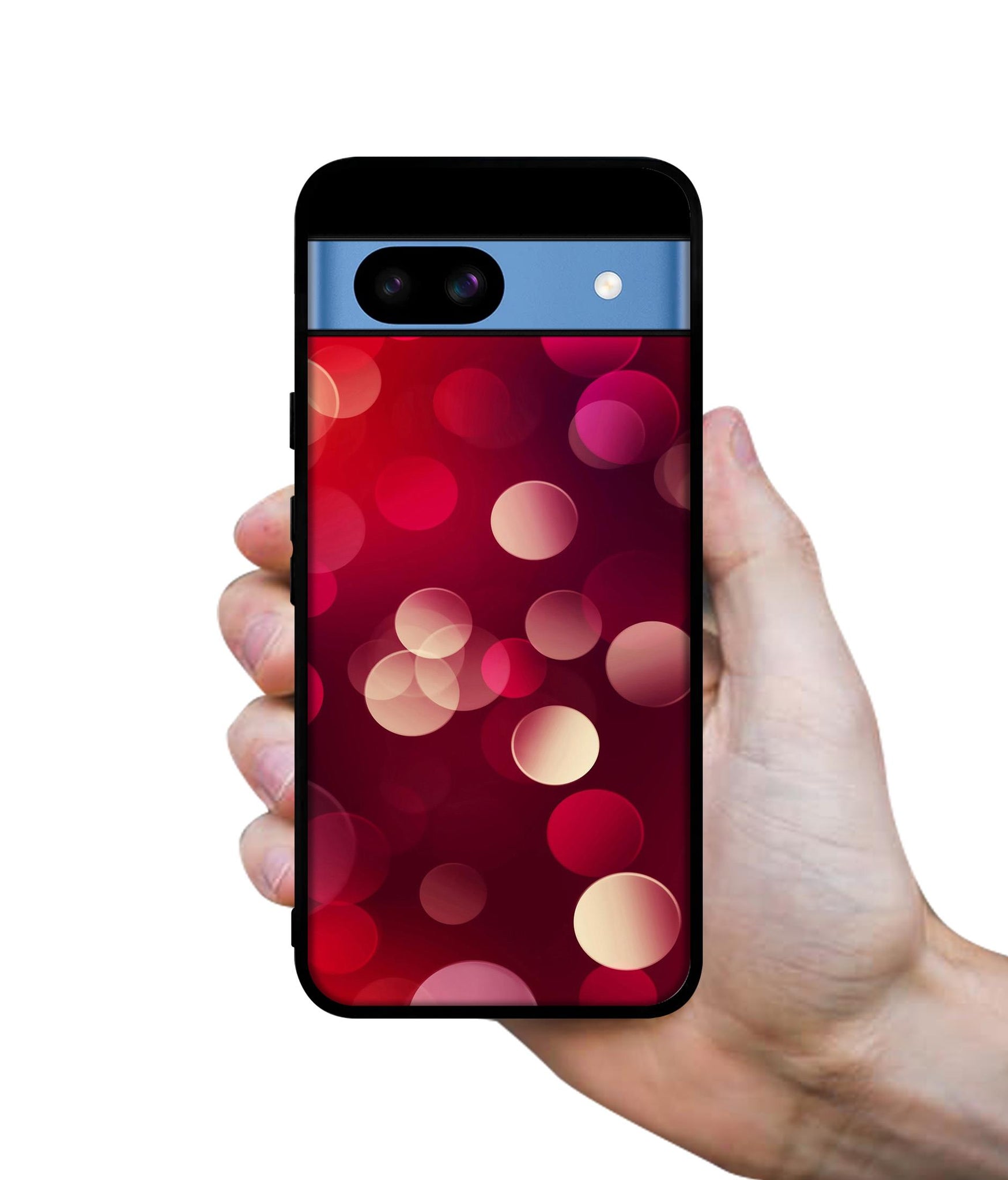 3D Circles Designer 2D Printed Back Case Cover for Google Pixel 8a 5G