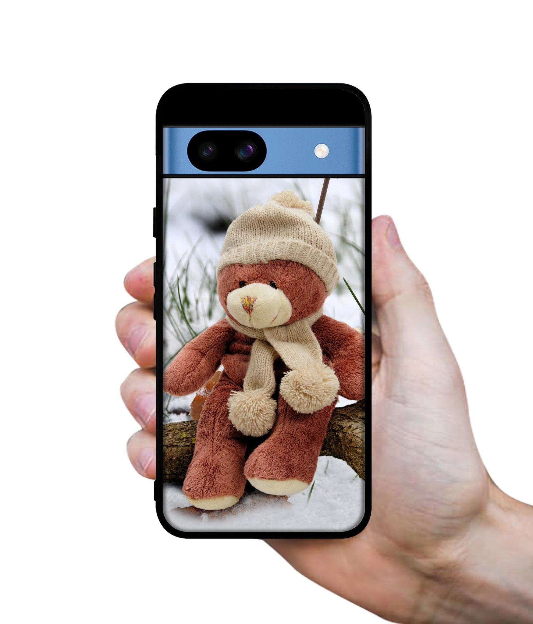 Woolen Bear Designer 2D Printed Back Case Cover for Google Pixel 8a 5G