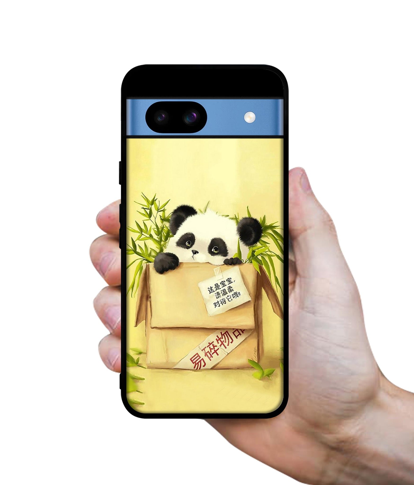 Panda In Box Designer 2D Printed Back Case Cover for Google Pixel 8a 5G