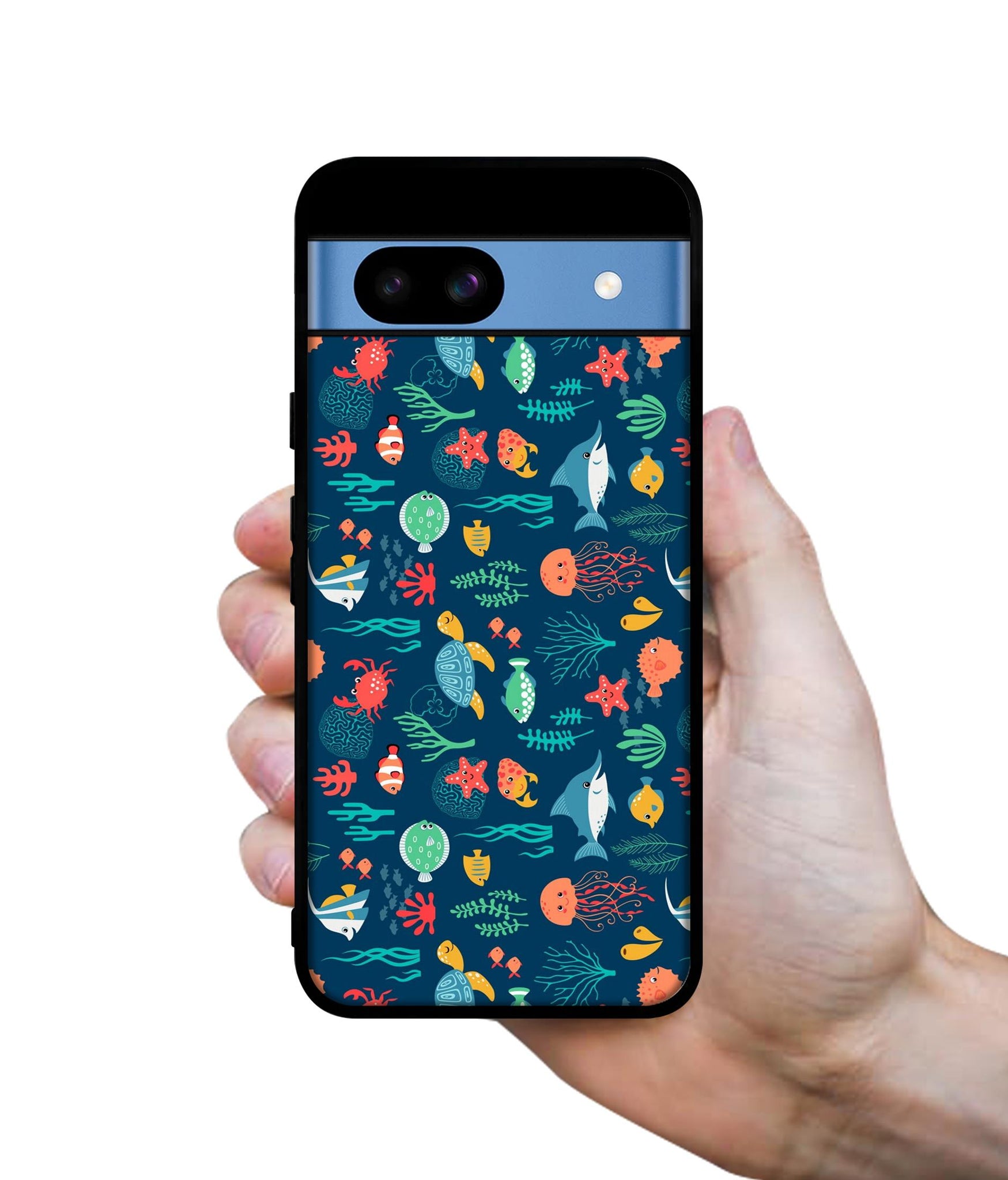 Aquarium Texture Designer 2D Printed Back Case Cover for Google Pixel 8a 5G