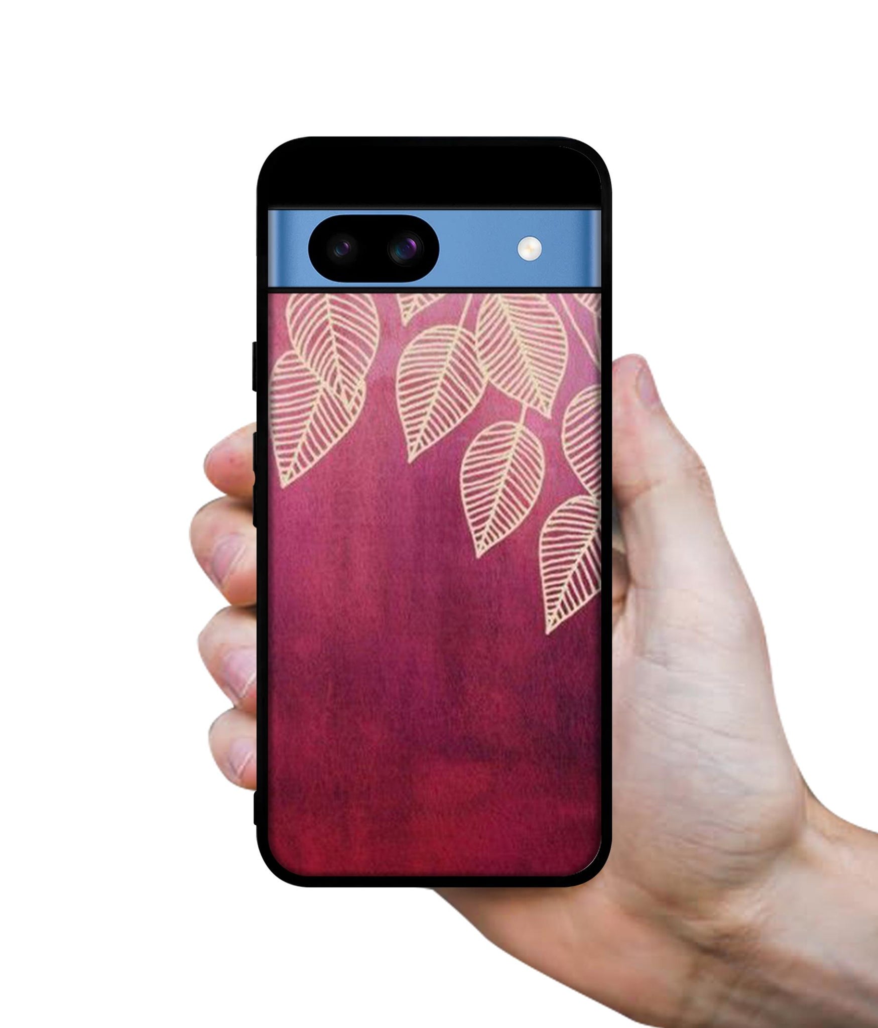 Leaf Pattern Designer 2D Printed Back Case Cover for Google Pixel 8a 5G