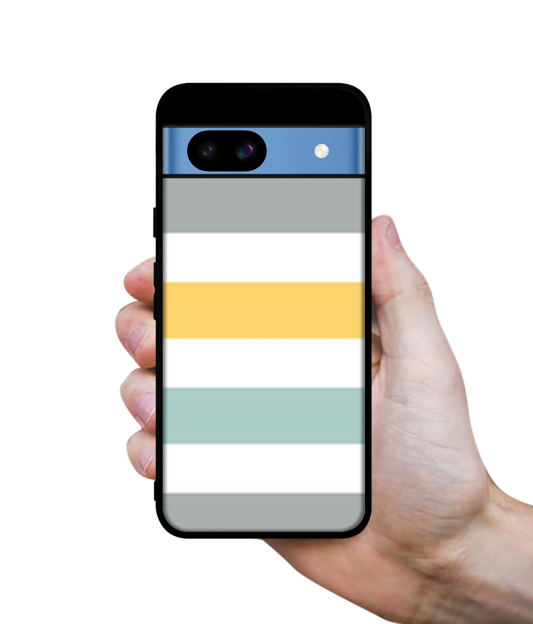 Line Texture Designer 2D Printed Back Case Cover for Google Pixel 8a 5G