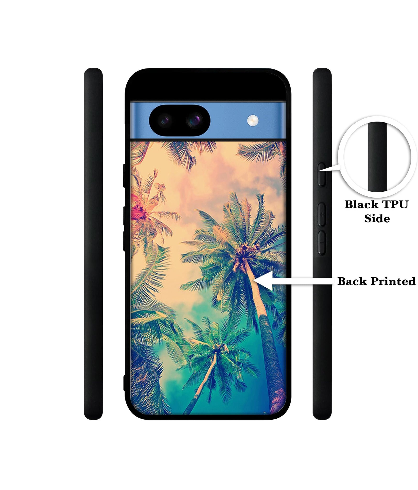 Trees Designer 2D Printed Back Case Cover for Google Pixel 8a 5G