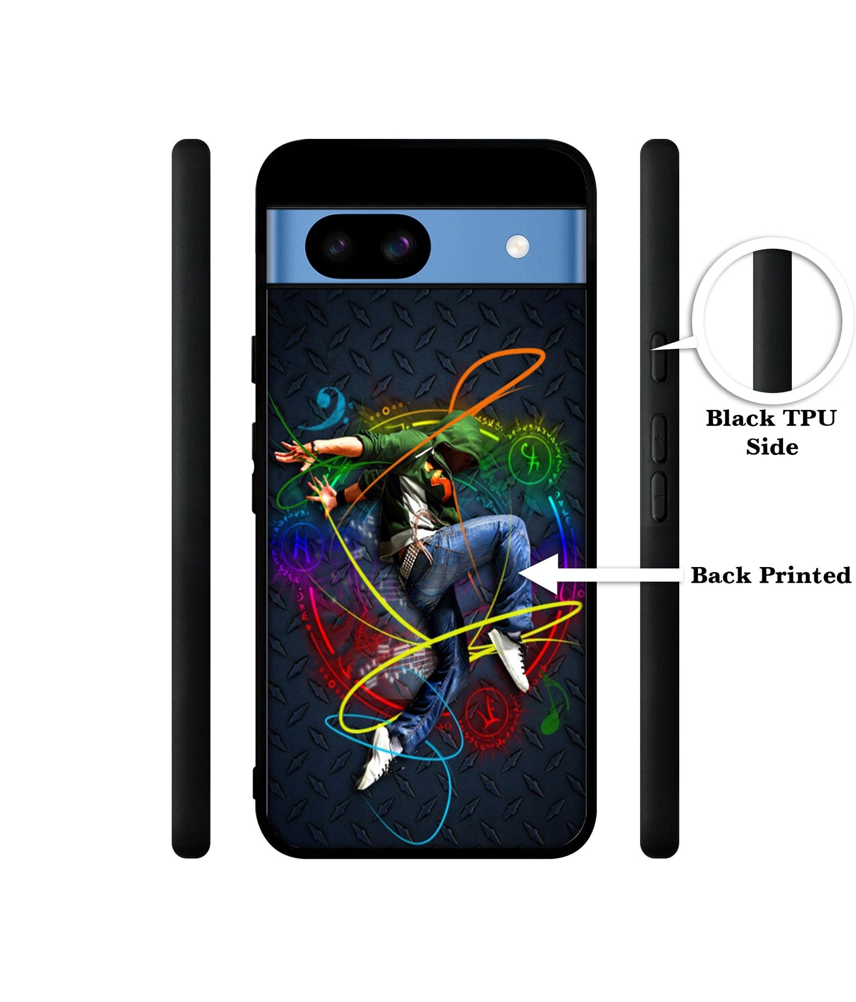 Boy With Music Designer 2D Printed Back Case Cover for Google Pixel 8a 5G