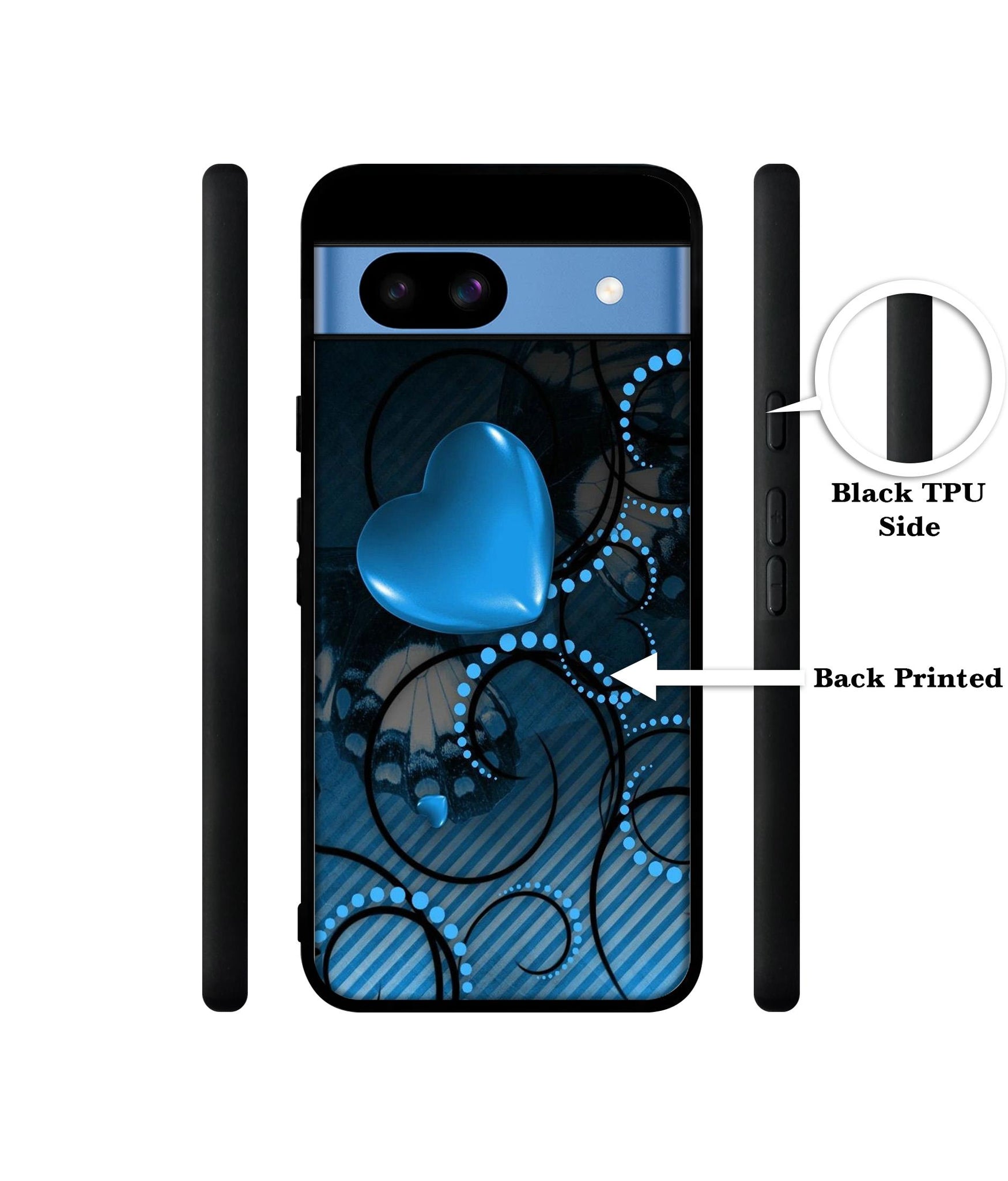 Hart Designer 2D Printed Back Case Cover for Google Pixel 8a 5G